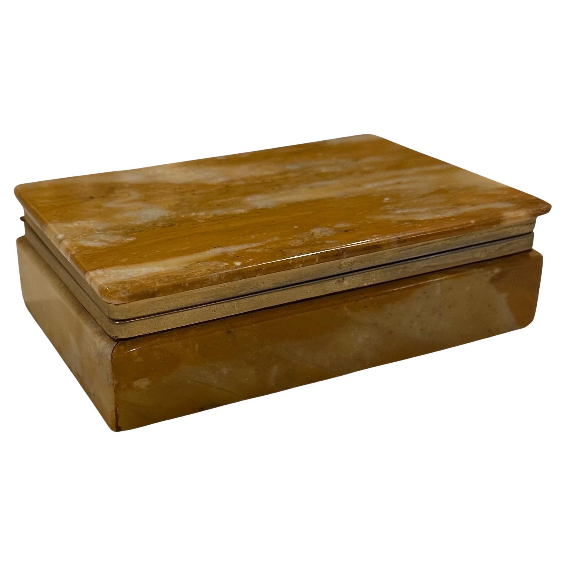 Caja de mármol italiana de los años 1950 en venta