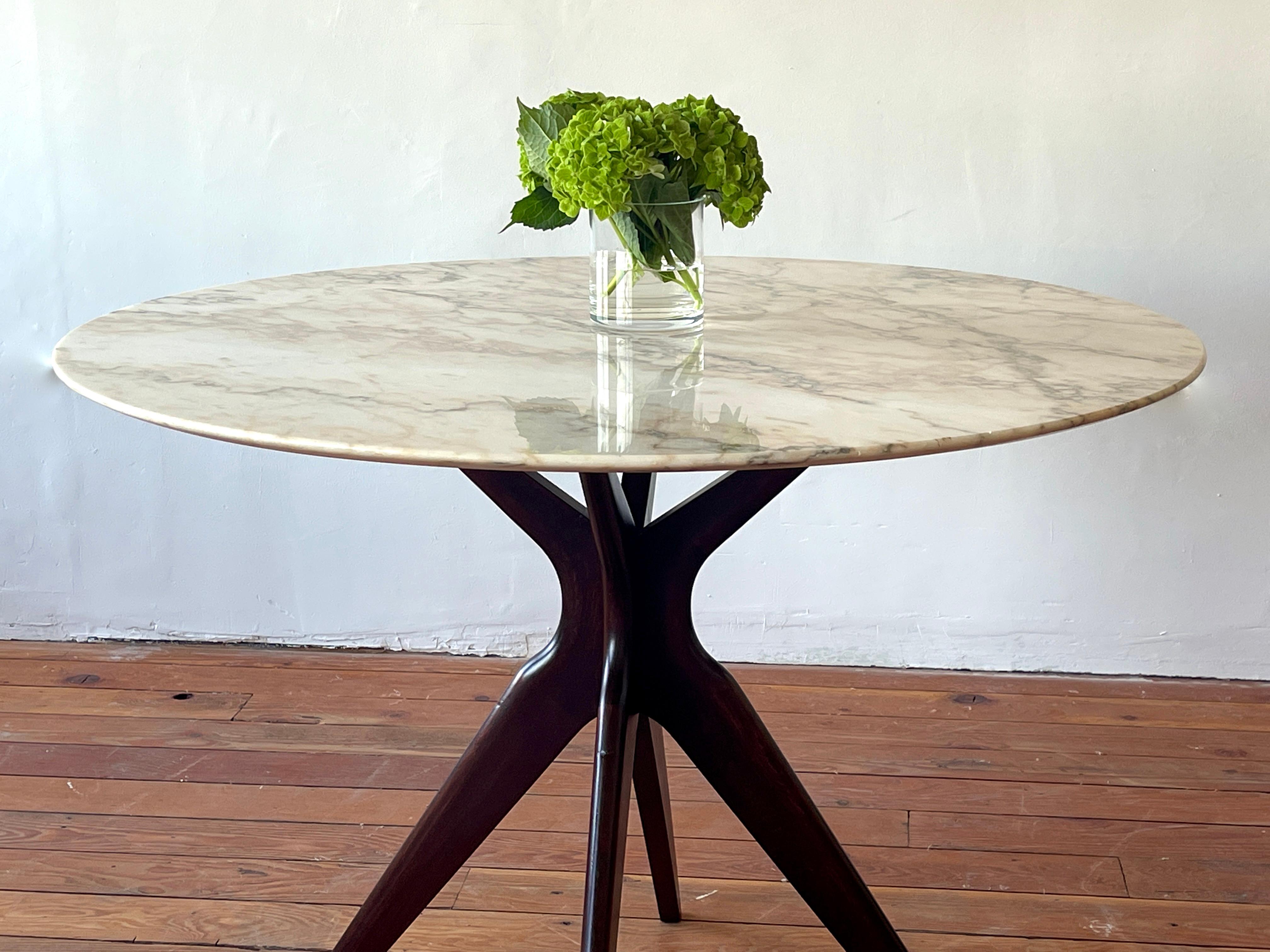 1950's Italian Marble Center Table For Sale 2