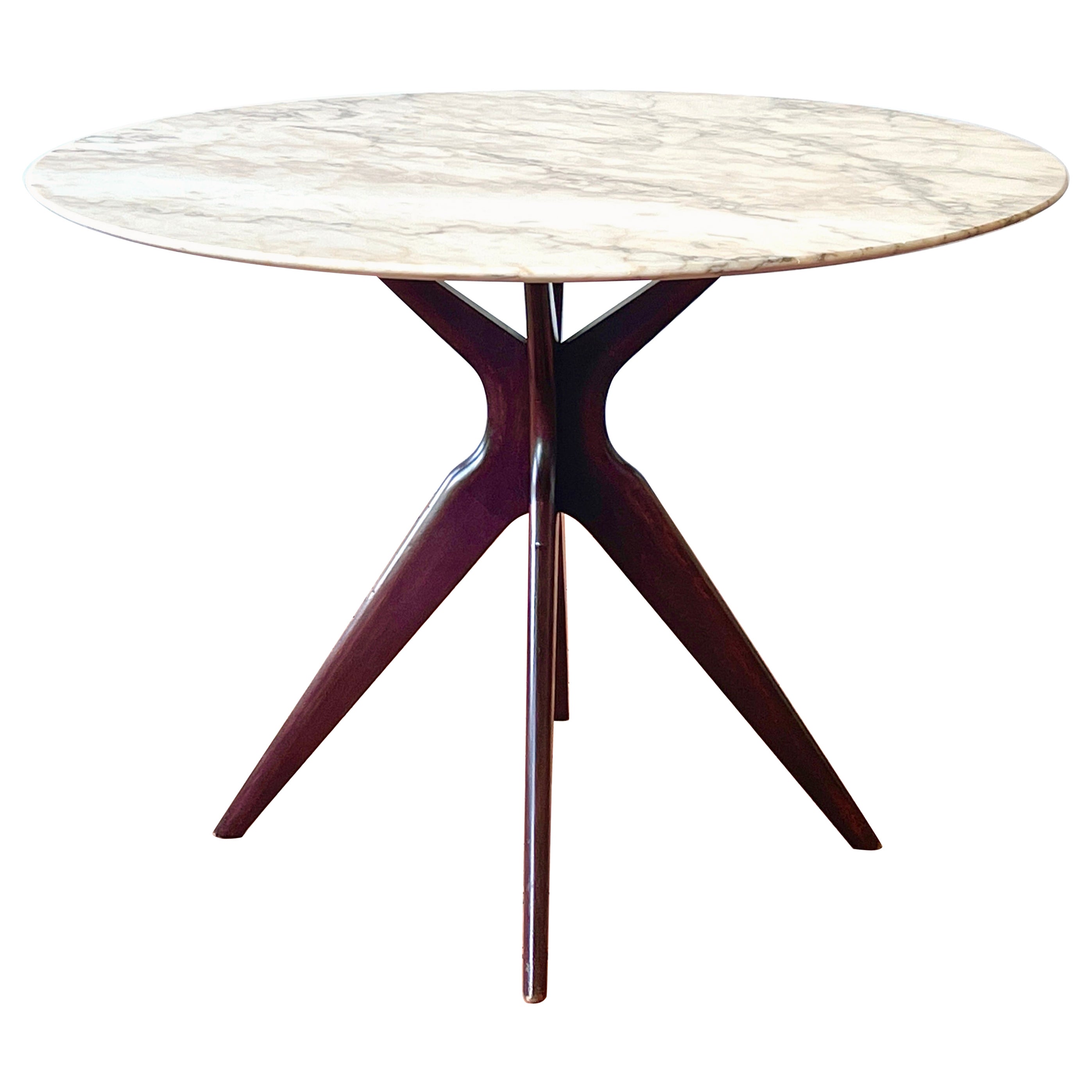 Table centrale italienne en marbre des années 1950