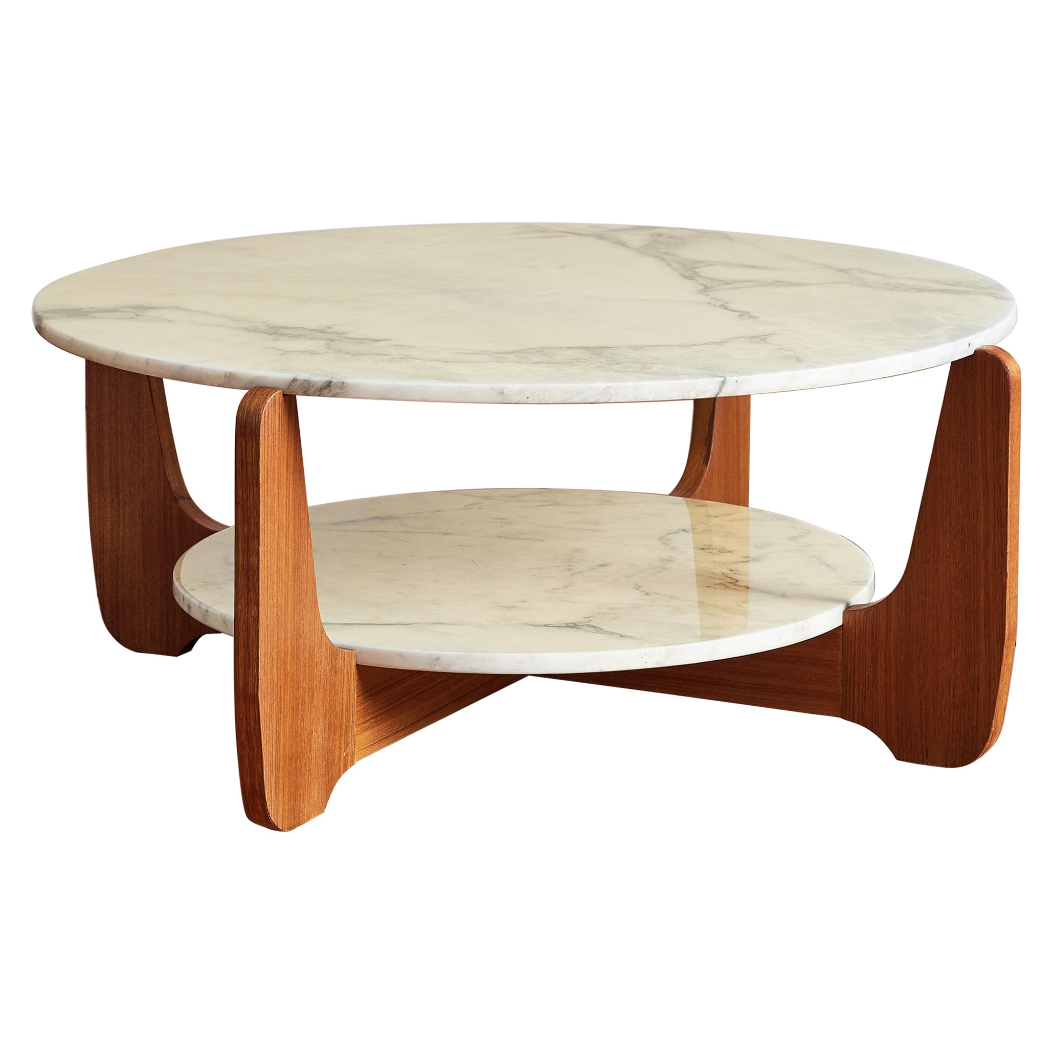 1950's Italian Marble Coffee Table