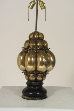 Italienische Mercury-Tischlampe aus den 1950er Jahren