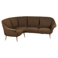 1950s Italian Mid Century Corner Sofa