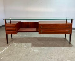 1950s Italian Mid Century Modern Dressing Table Console