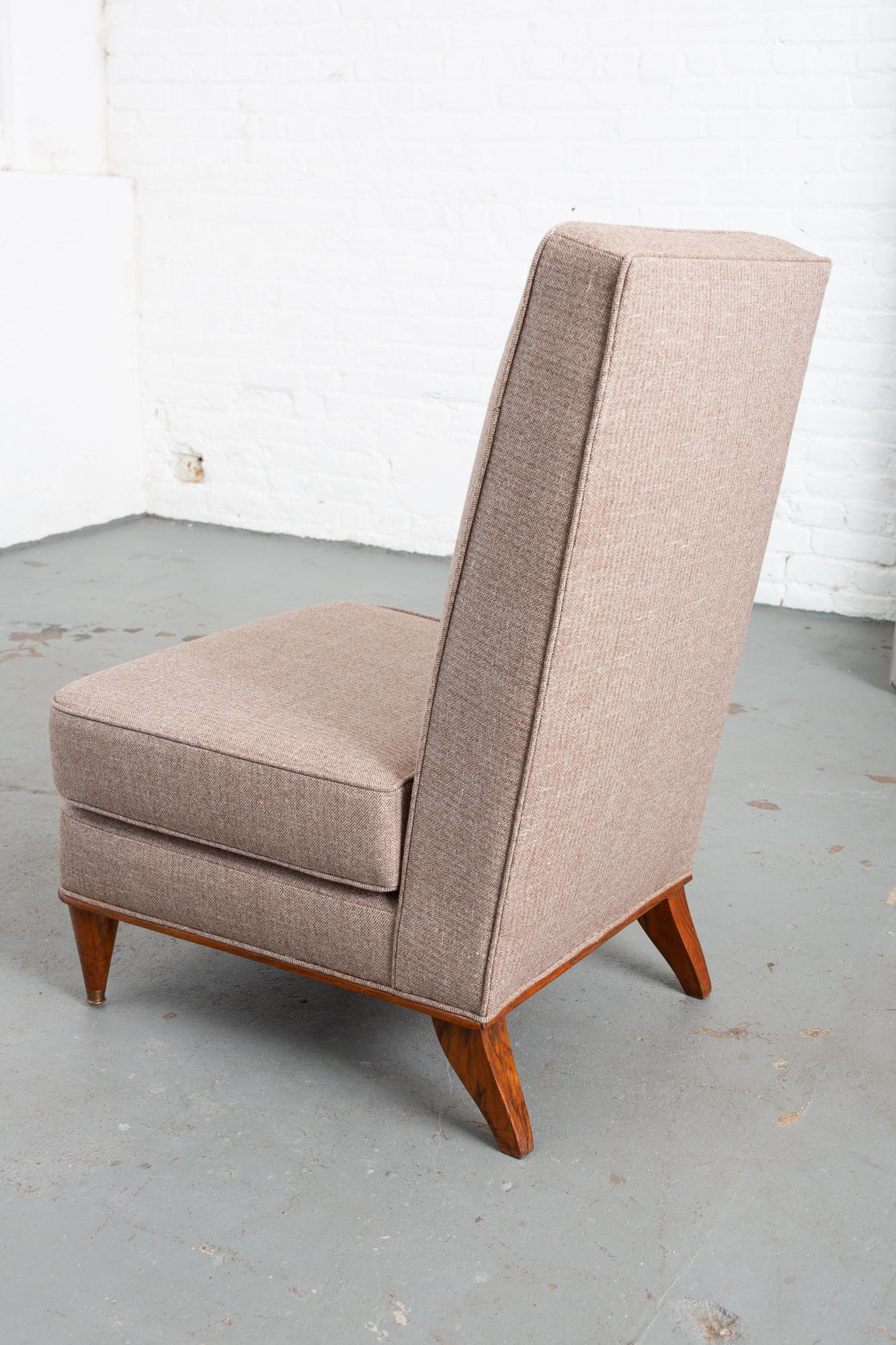 1950s Italian Mid-Century Modern Slipper Chair 2