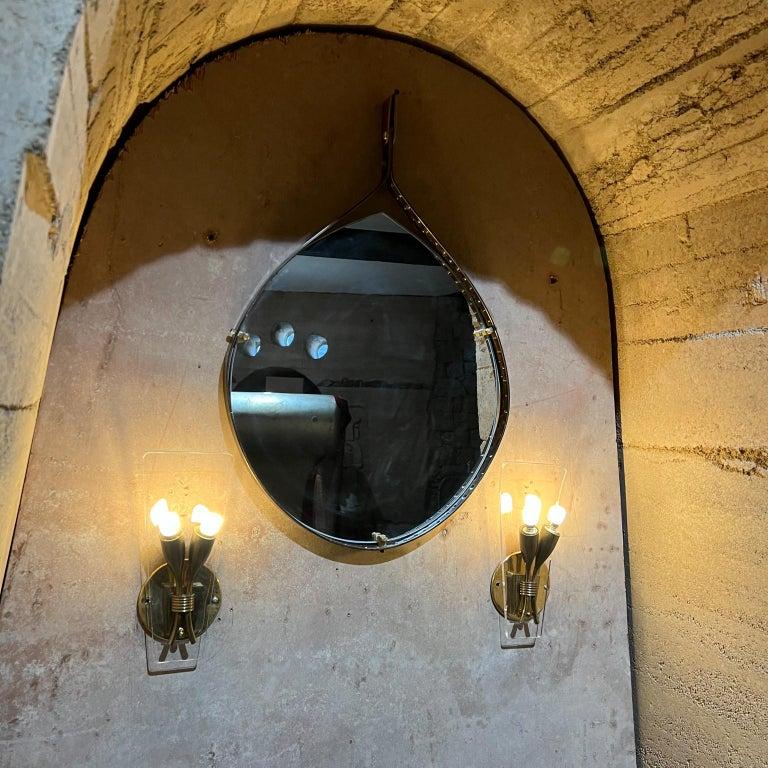 1950s Italian Mid-Century Modern Two-Light Sconces Italy For Sale 2