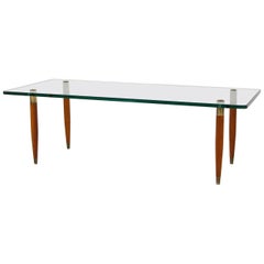 1950 coffee table styles 1950s Italian Midcentury Modern Glass Coffee Table in the Style of Fontana Arte