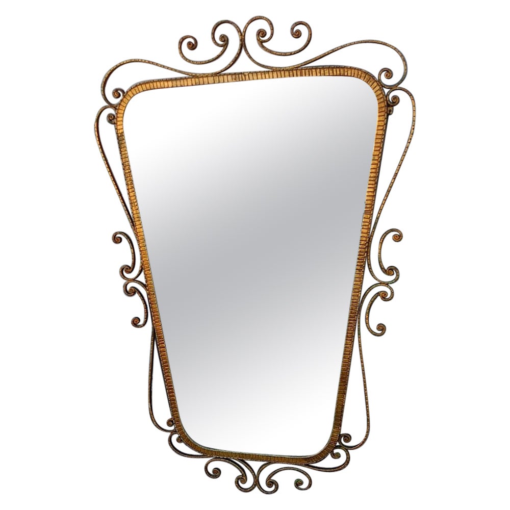 1950's Italian Mirror By Pier Luigi Colli