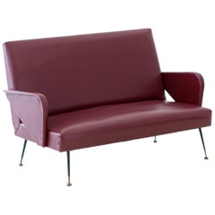 1950s Italian Modern Two-Seat Sofa