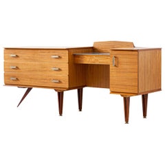 1950s Italian Modernist teak Chest of Drawers