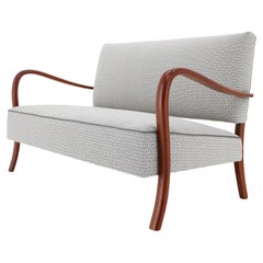 Canapé italien des années 1950 nouvellement Upholstering dans le Style de Paolo Buffa