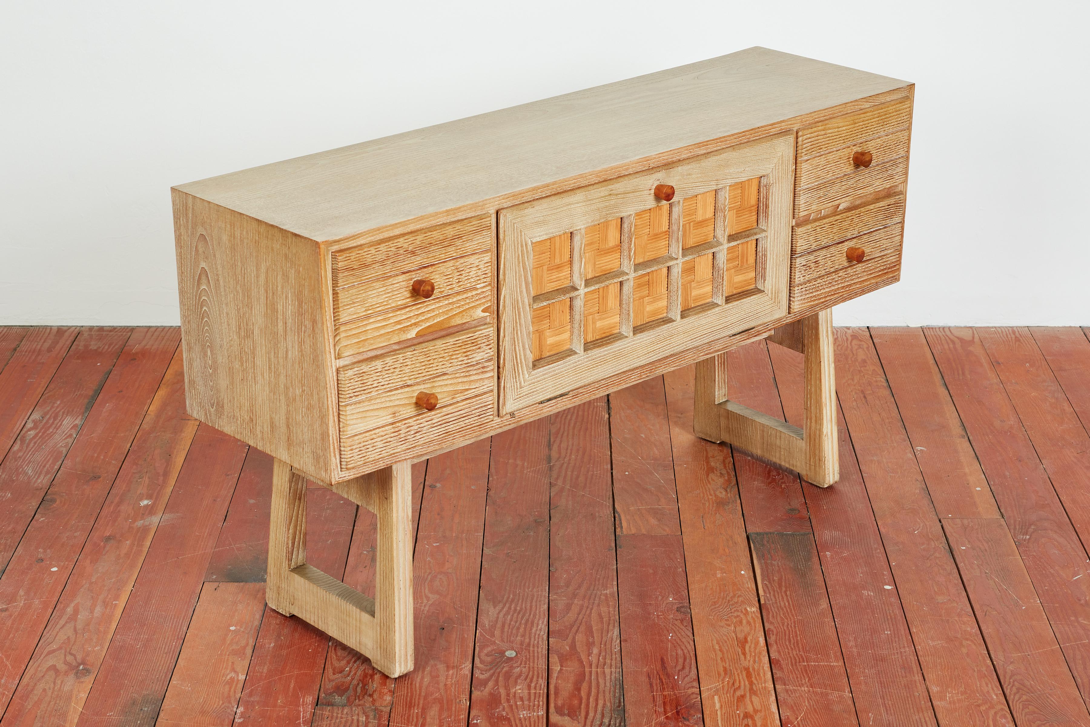 1950's Italian Oak Sideboard For Sale 2