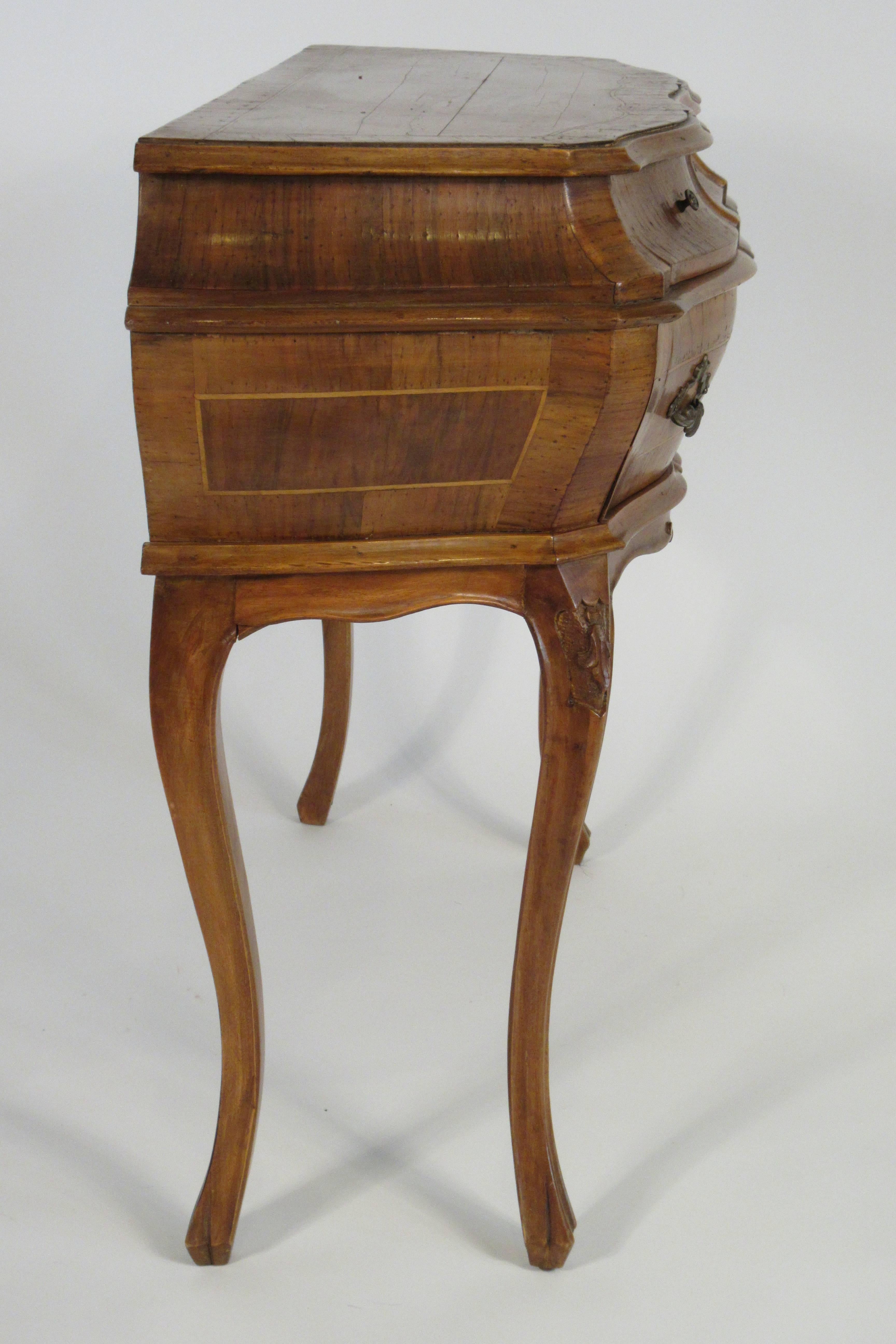 1950s Italian Olive Wood Bombay Chest 5