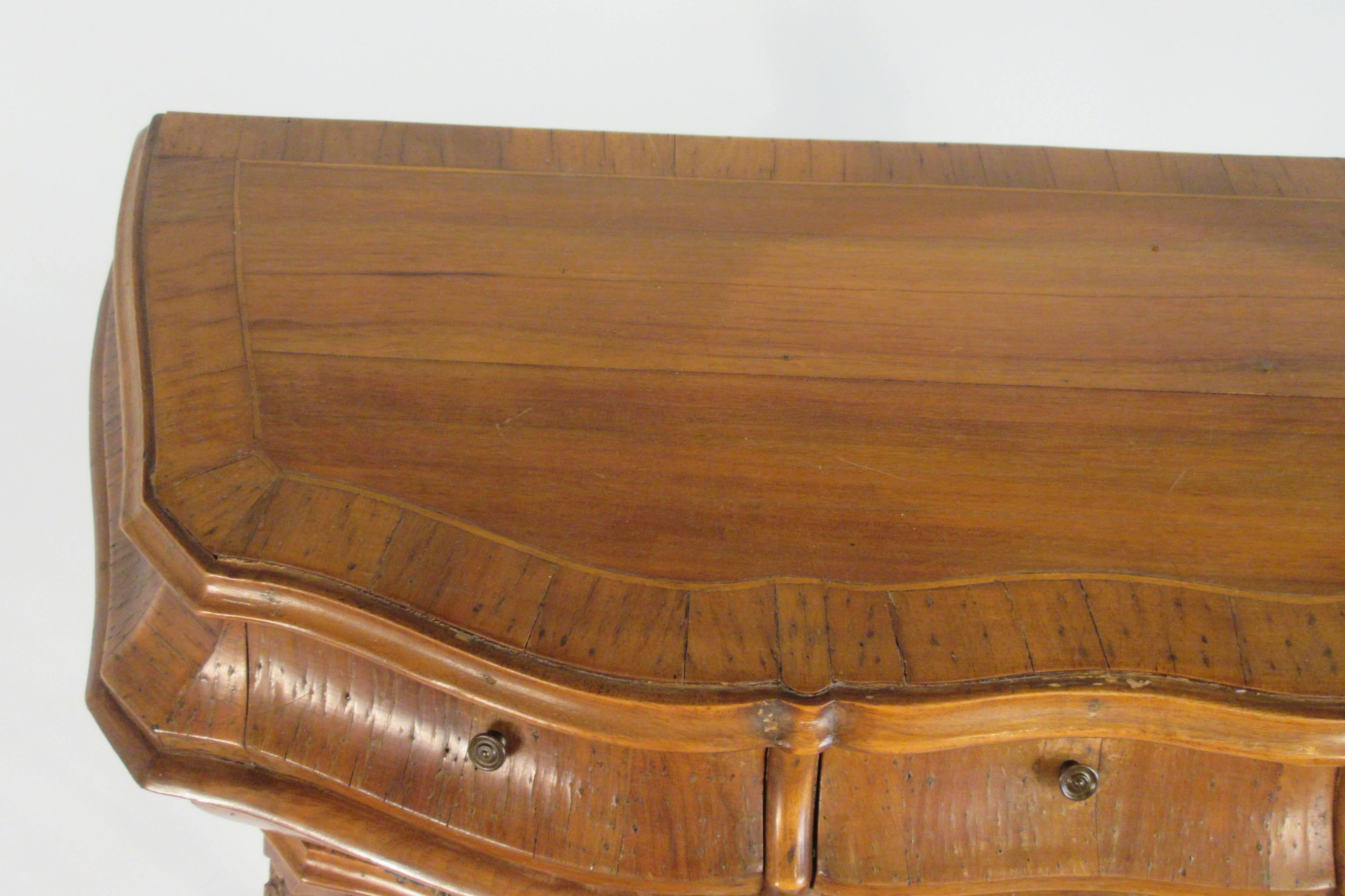 1950s Italian Olive Wood Bombay Chest 3