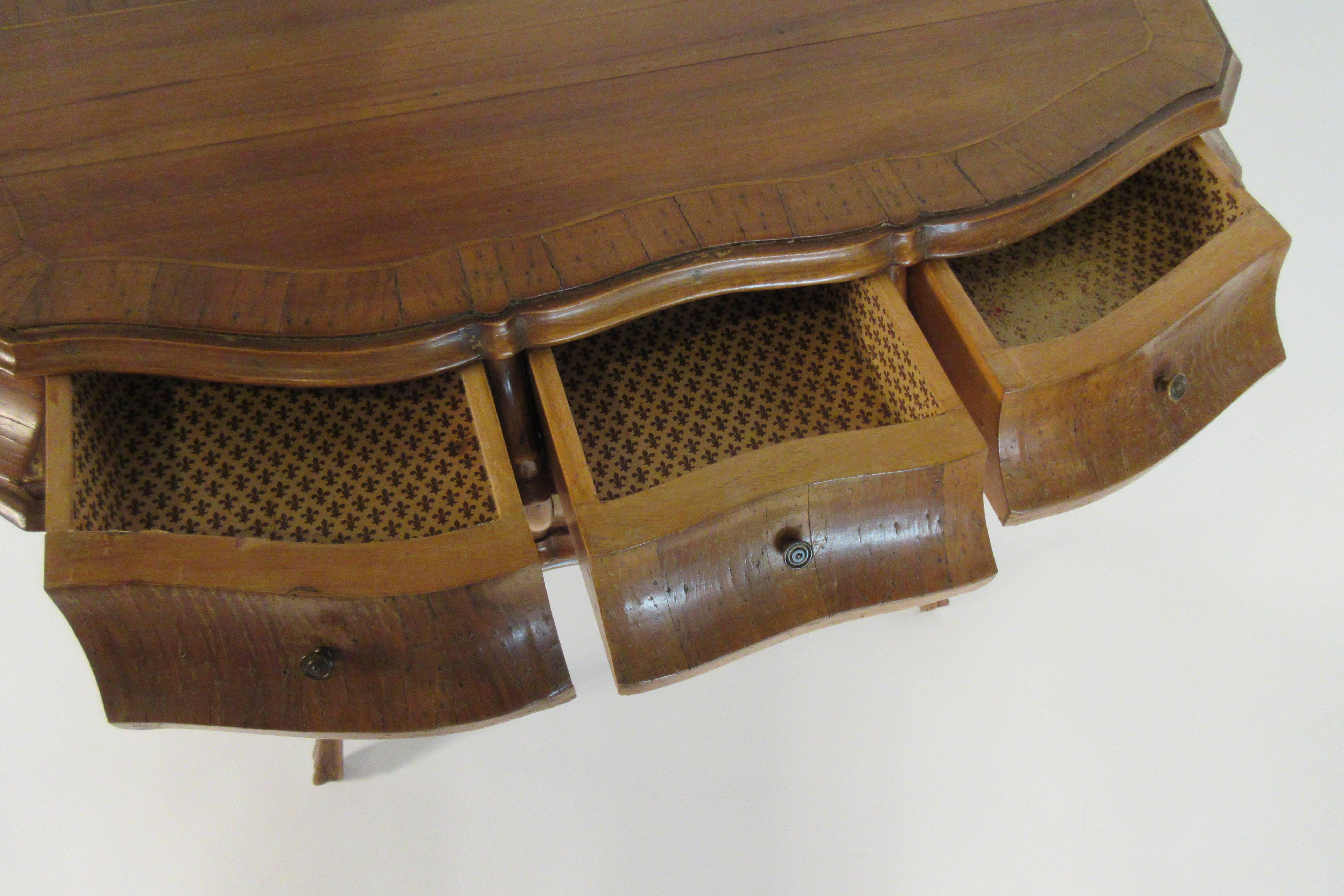 1950s Italian Olive Wood Bombay Chest 4