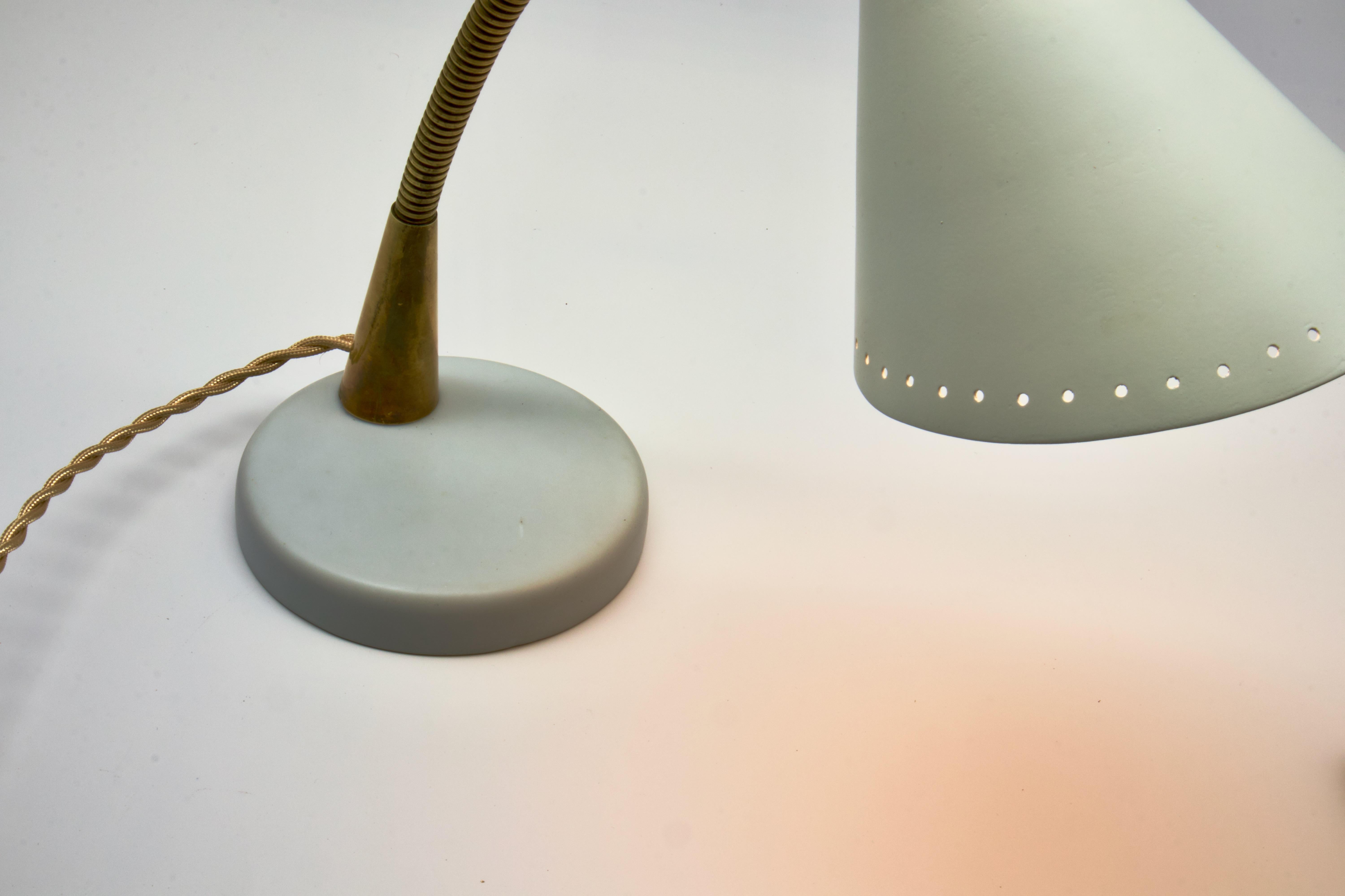 Italienische Oscar Torlasco-Tischlampe aus Messing, Marmorsockel, 1950er Jahre im Angebot 12