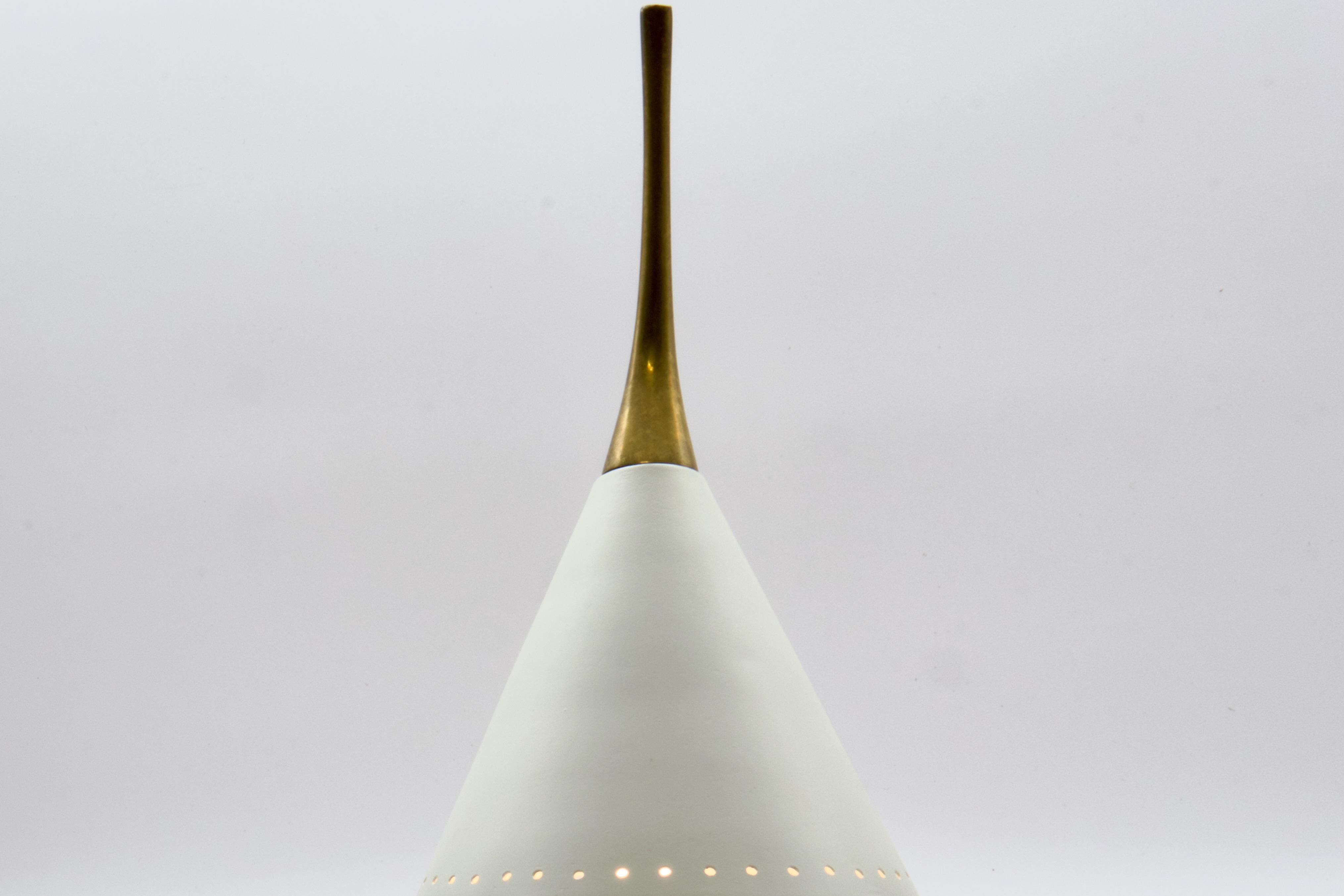 1950s Italian Oscar Torlasco Table Lamp Brass, Marble Base For Sale 2