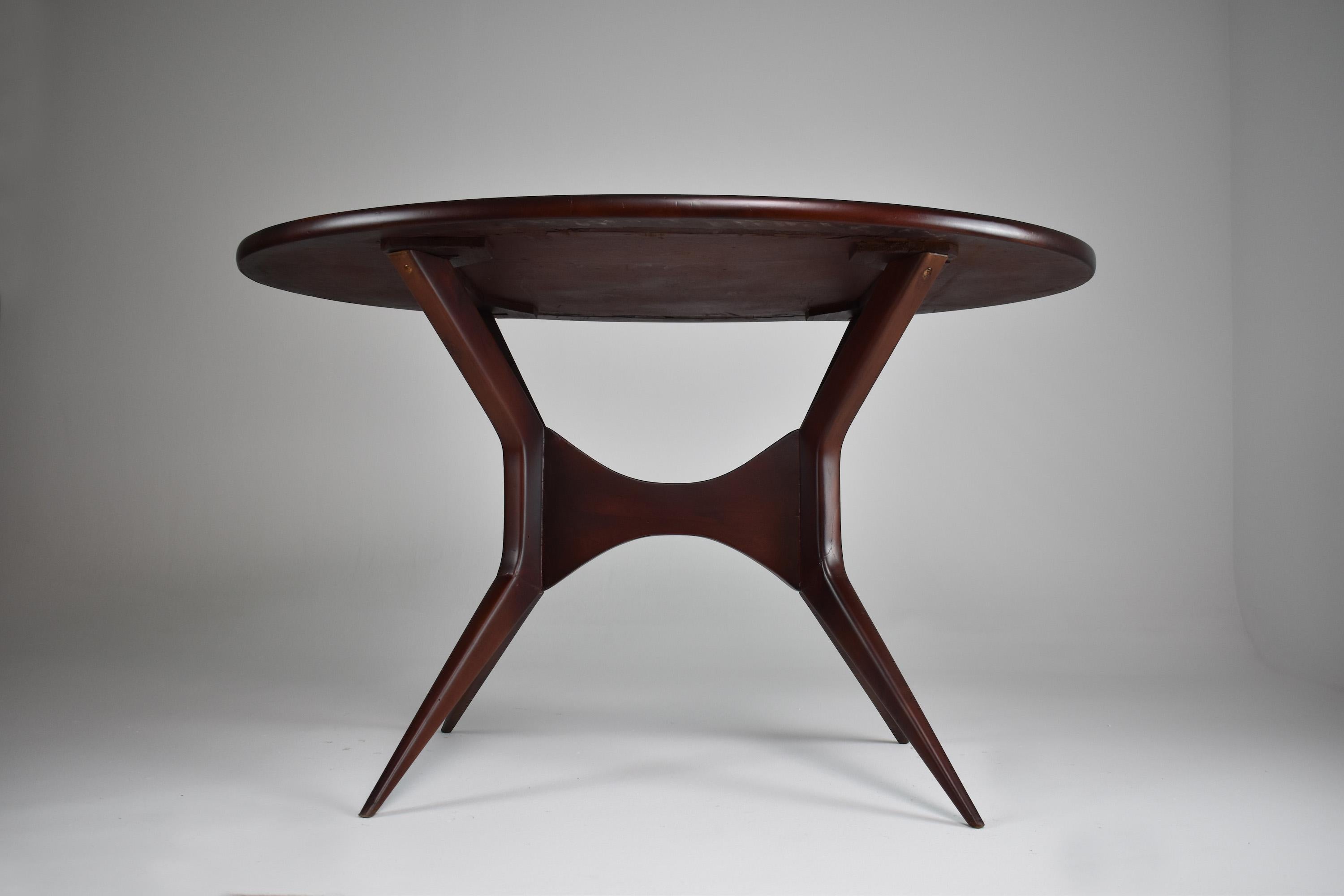 1950's Italian Oval Table Ico Parisi Style 7