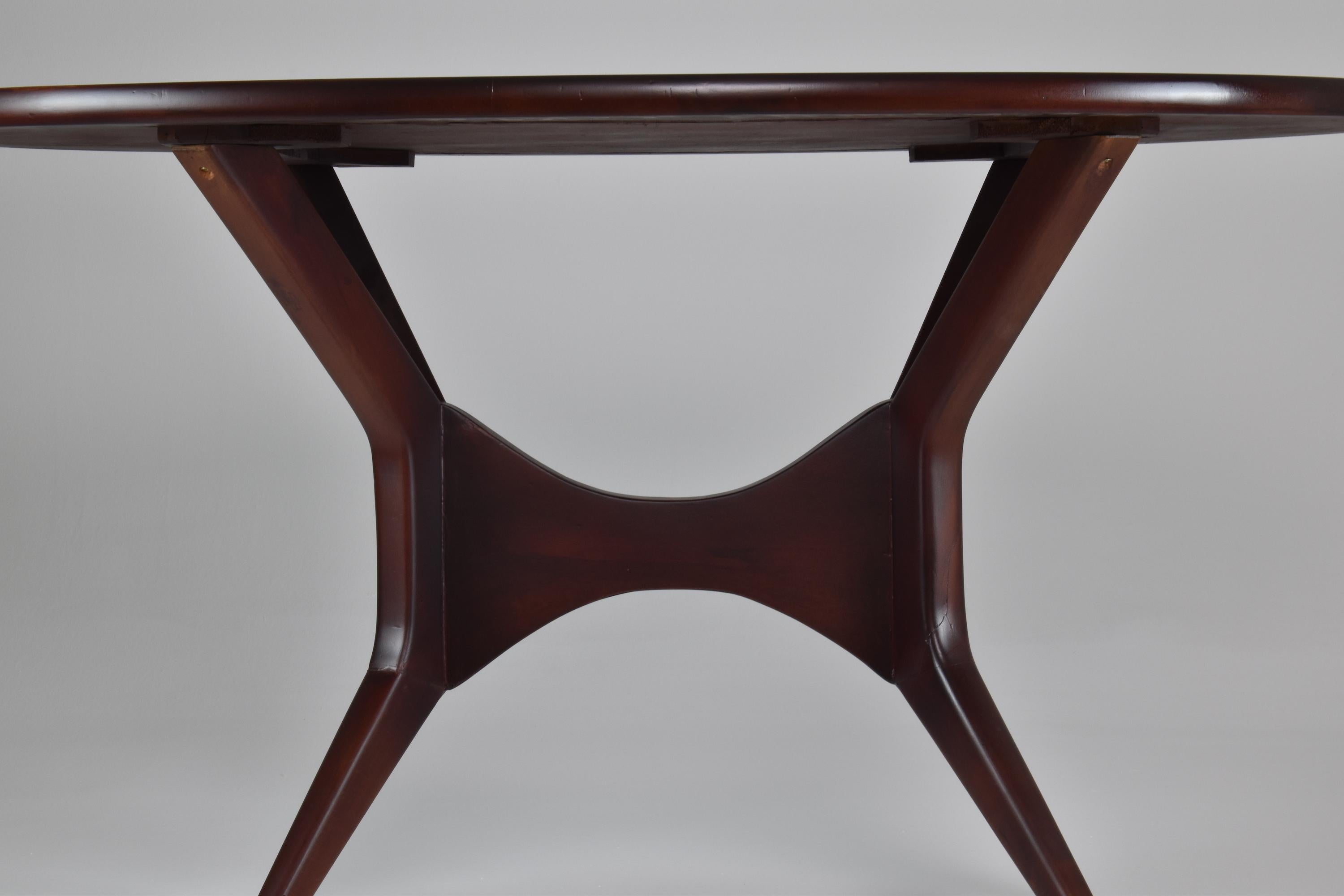 Mid-Century Modern 1950's Italian Oval Table Ico Parisi Style