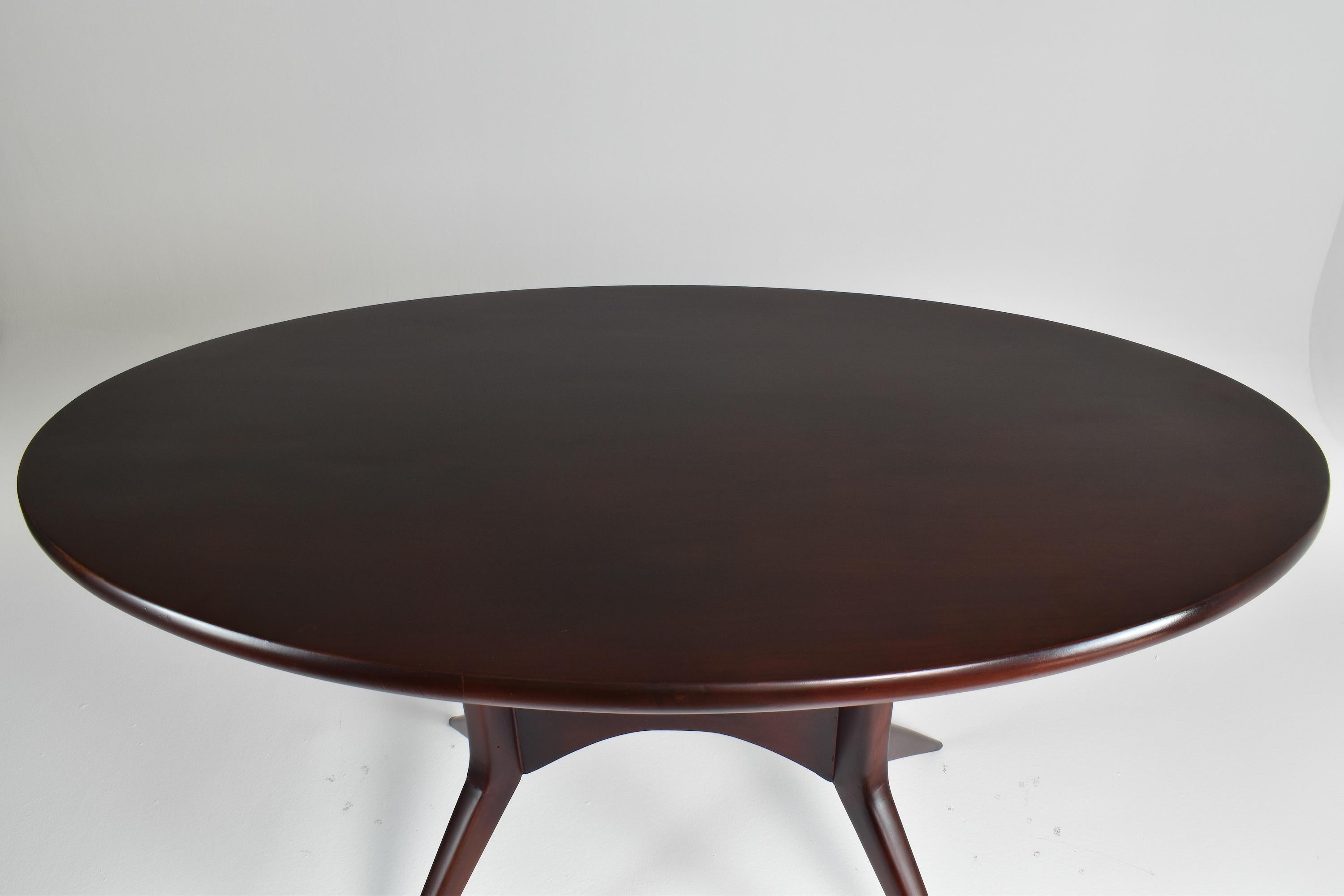 1950's Italian Oval Table Ico Parisi Style 4
