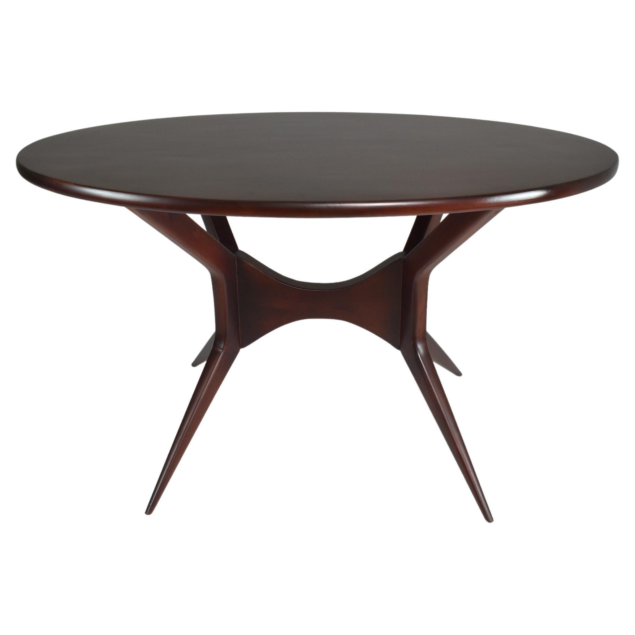 1950's Italian Oval Table Ico Parisi Style