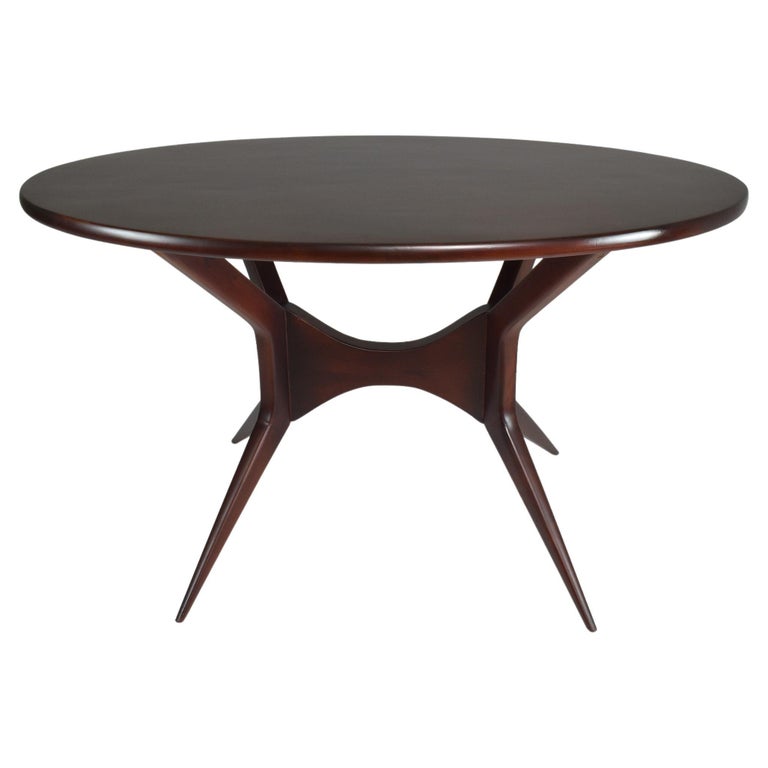 1950's Italian Oval Table Ico Parisi Style at 1stDibs