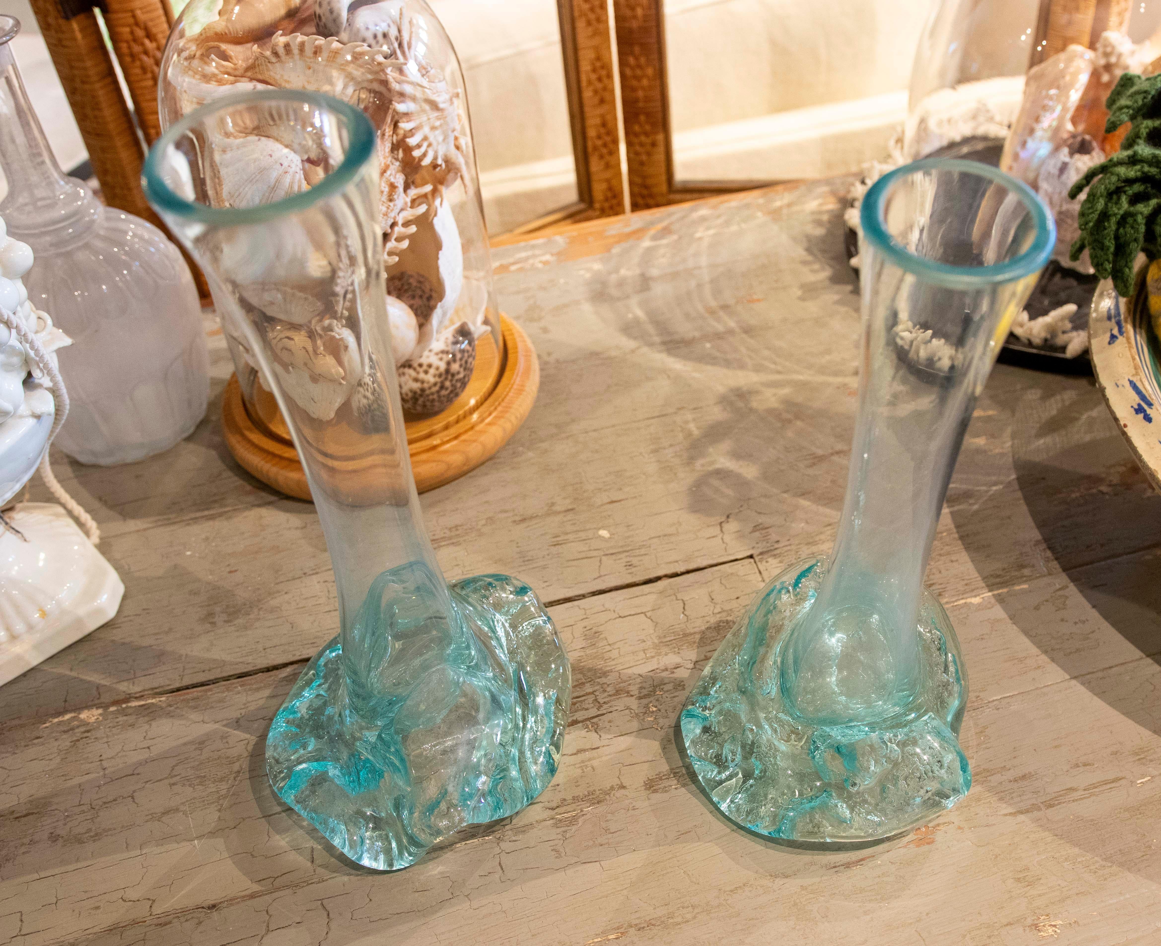 1950s Italian Pair of Murano Glass Flower Pots  For Sale 7