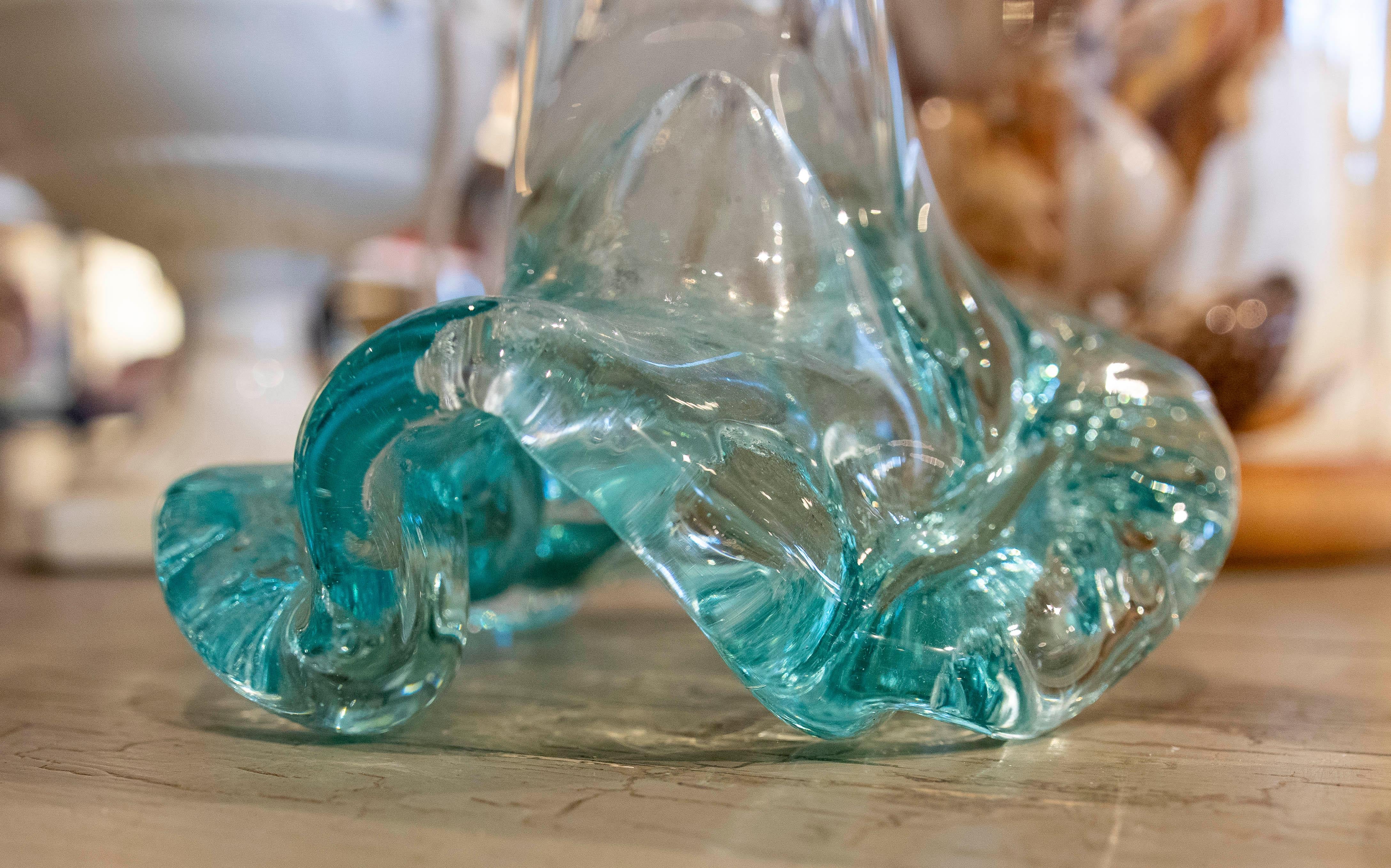 1950s Italian Pair of Murano Glass Flower Pots  For Sale 8