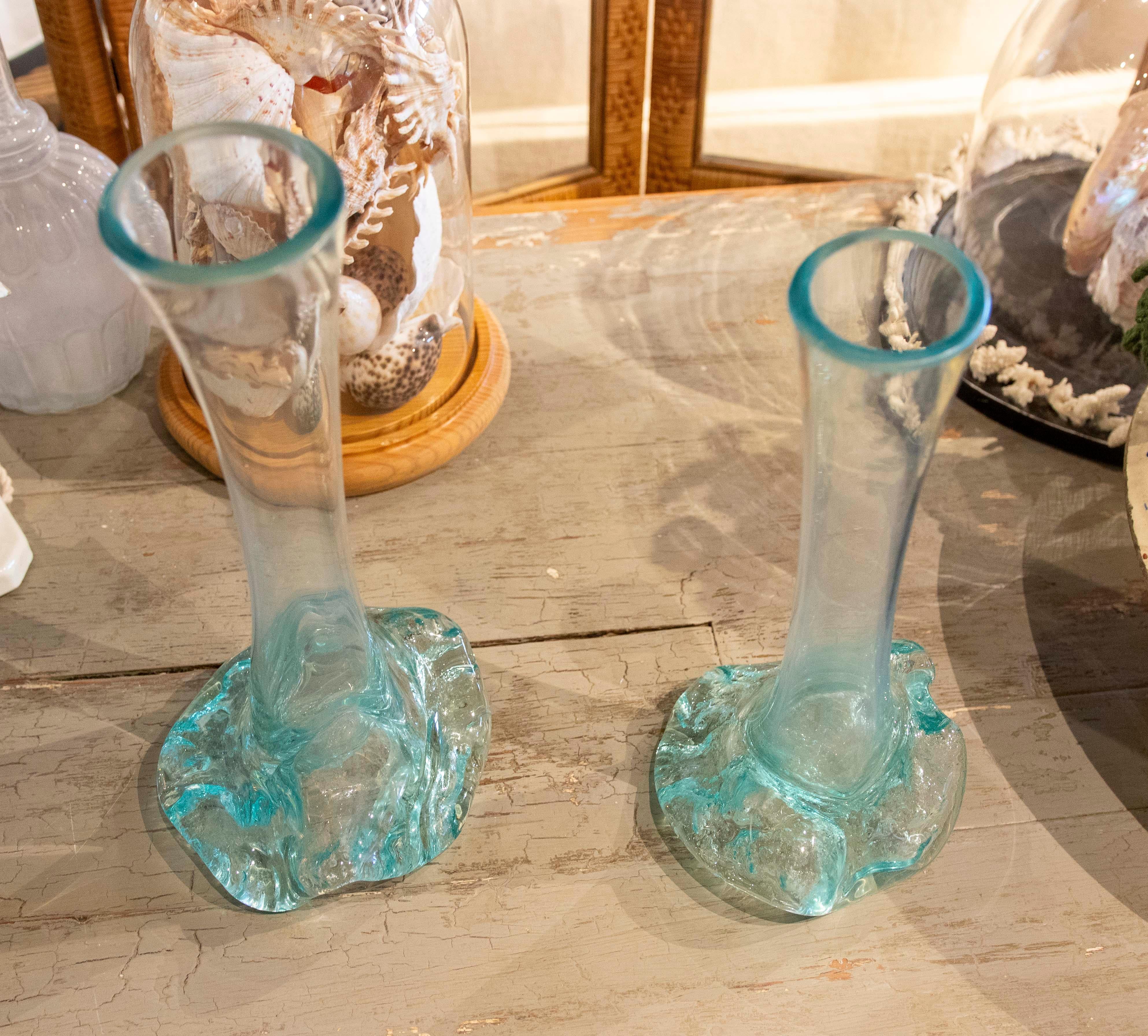 1950s Italian Pair of Murano Glass Flower Pots  For Sale 13