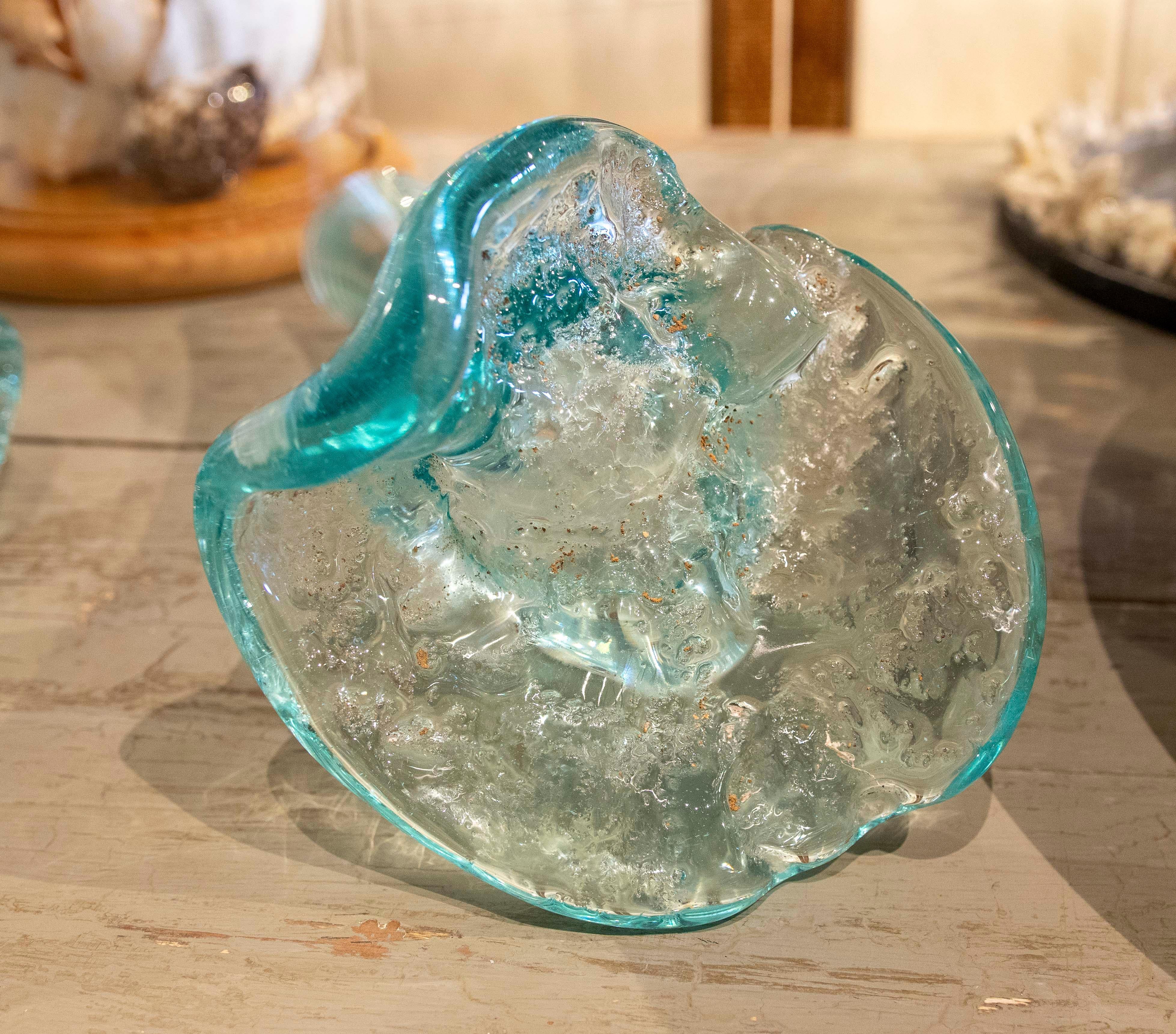 1950s Italian Pair of Murano Glass Flower Pots  For Sale 14