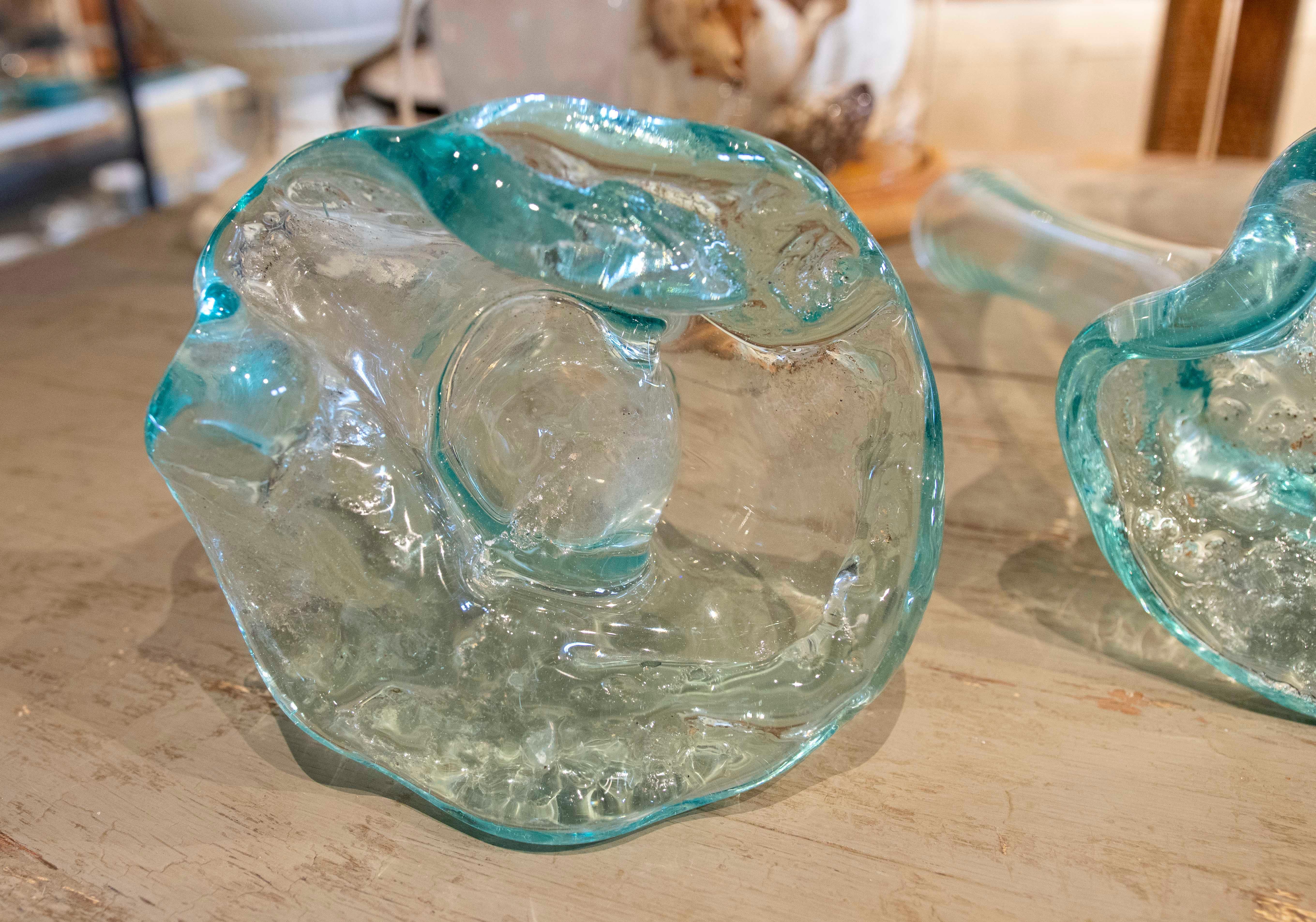 1950s Italian Pair of Murano Glass Flower Pots  For Sale 15