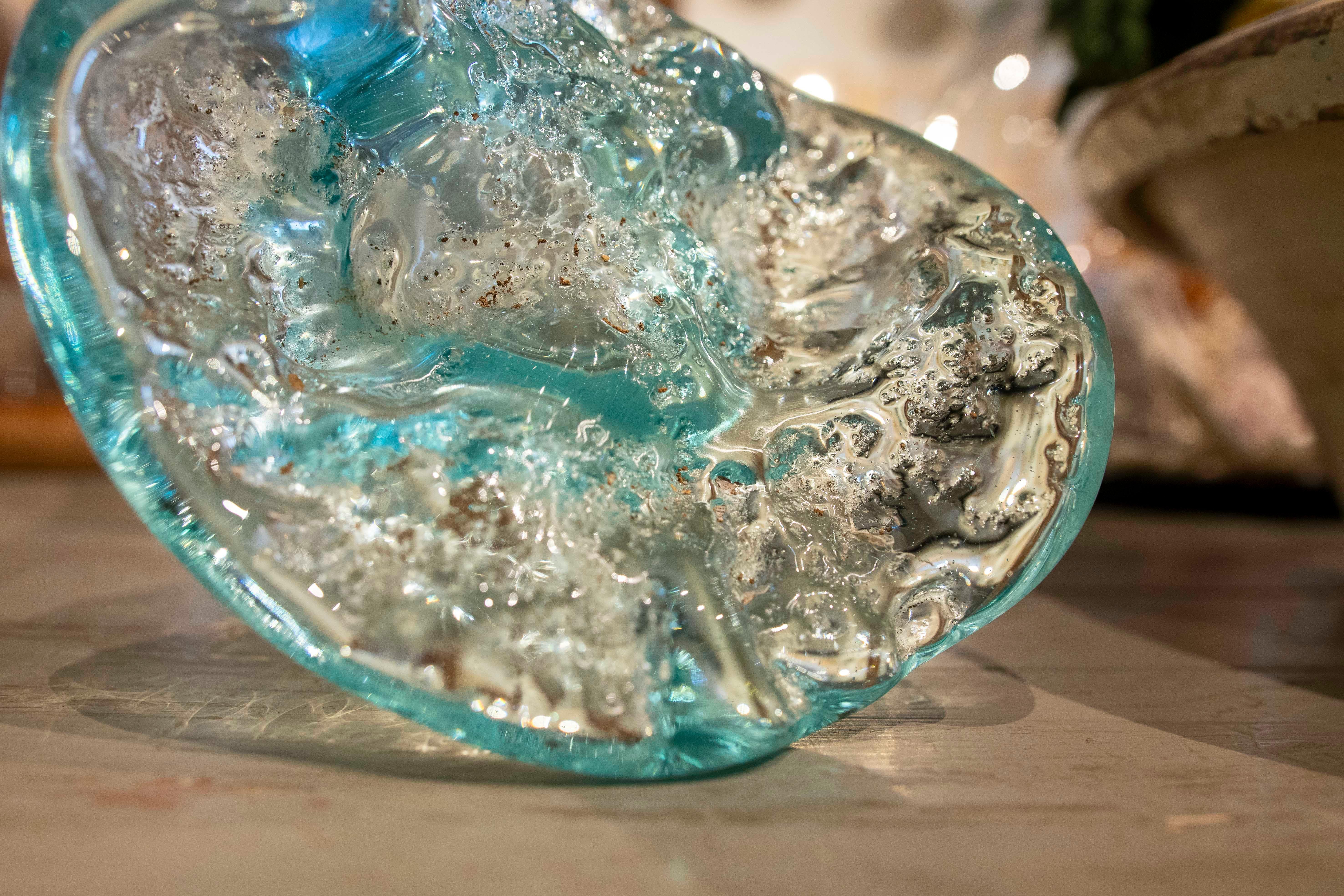 1950s Italian Pair of Murano Glass Flower Pots  For Sale 16