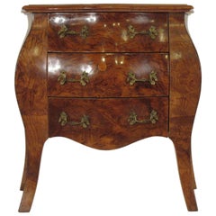 Vintage 1950s Italian Petit Olivewood Bombay Chest