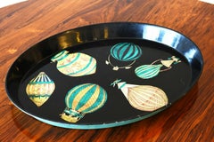 1950s Italian Piero Fornasetti Hot-Air Balloon Tray