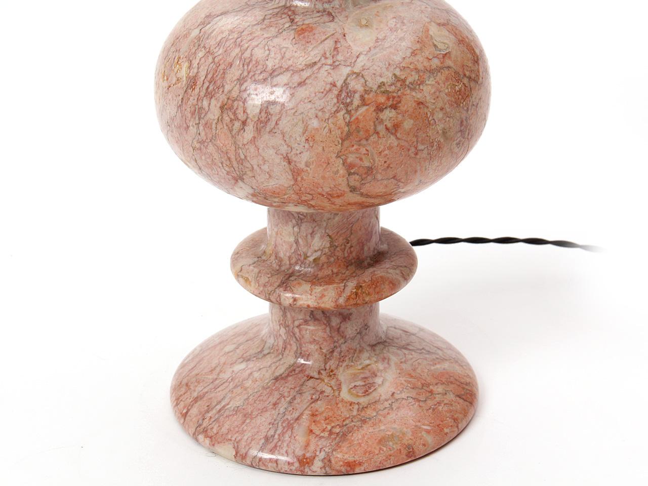 pink marble lamp