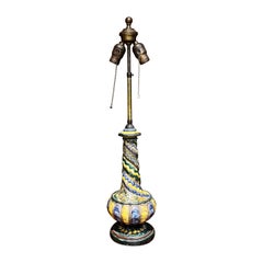 1950er Jahre Italienische Keramik-Tischlampe des Bildhauers Zulimo Aretini