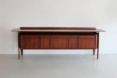 1950s Italian Rosewood Sideboard by Cantu Furniture Artisans