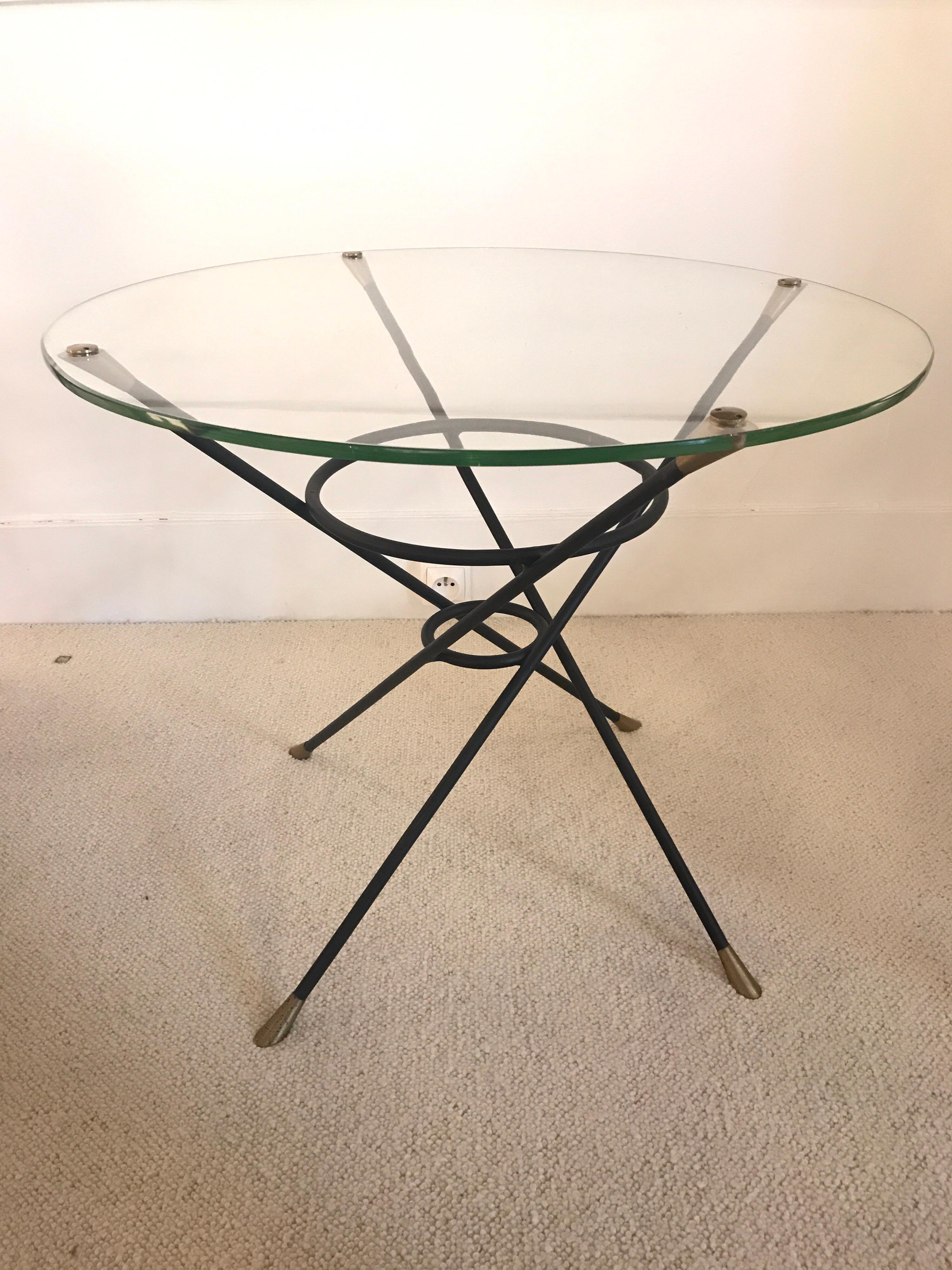 Mid-Century Modern 1950s Italian Round Table