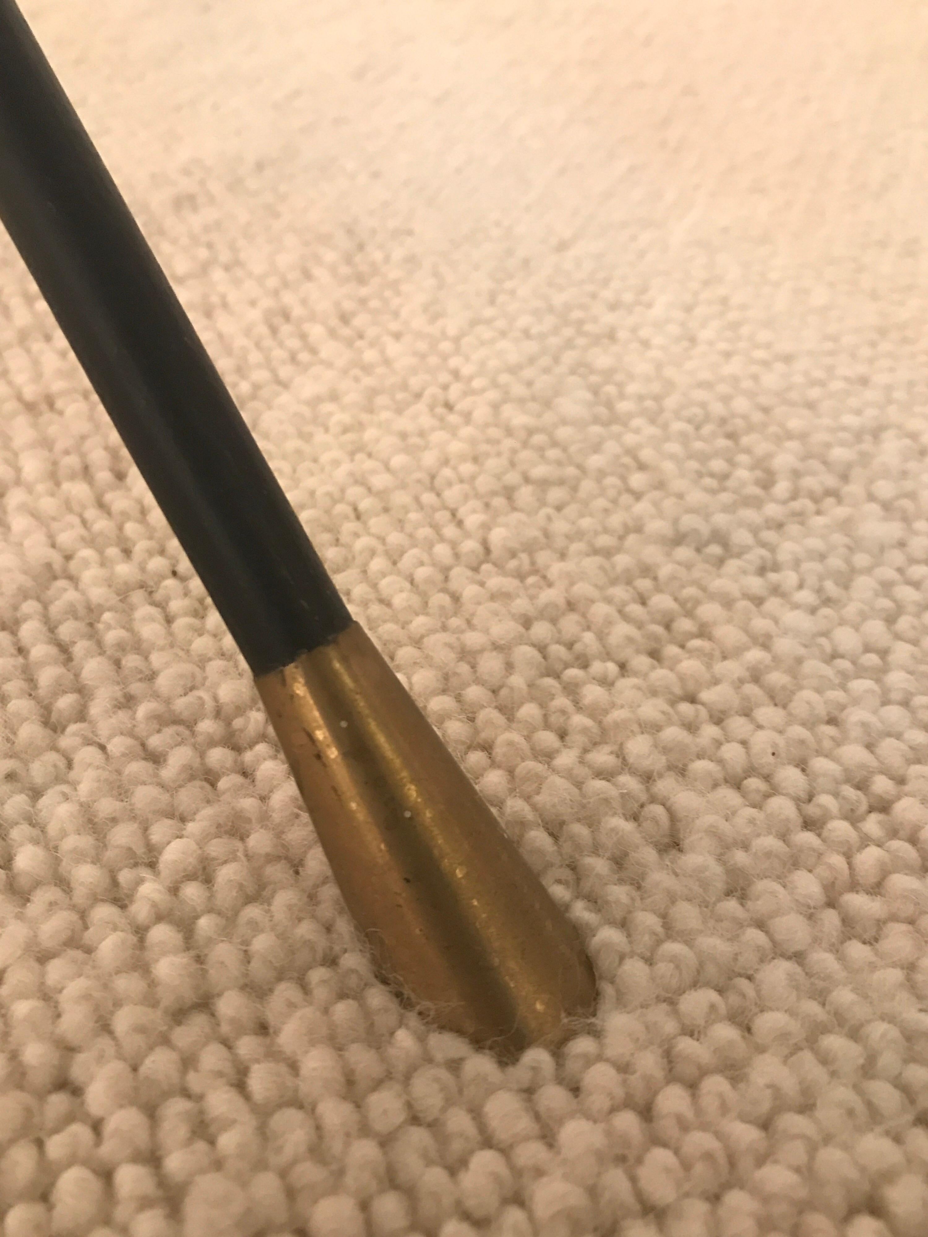 Brass 1950s Italian Round Table