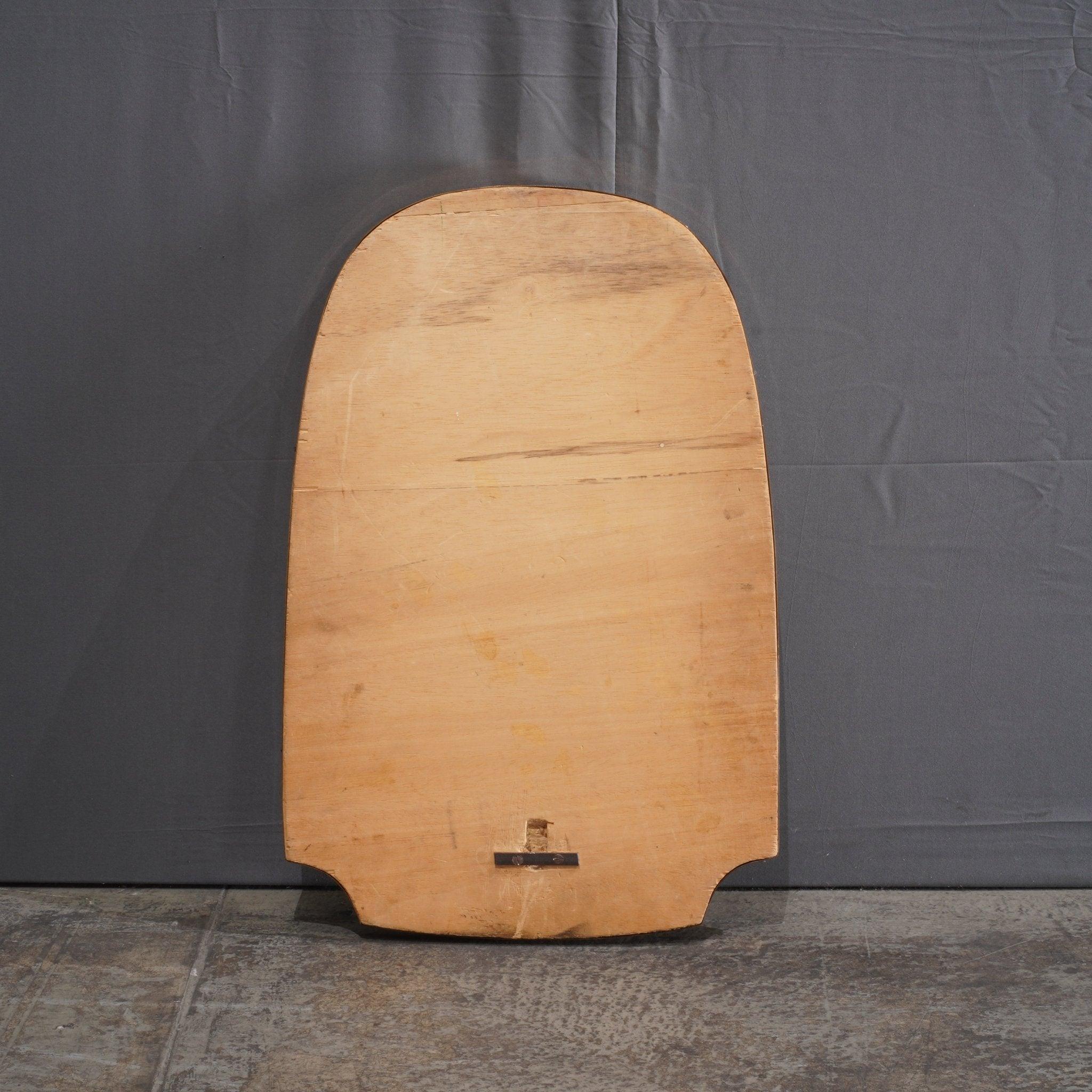 Metal 1950s Italian Shield Shape Wall Mirror