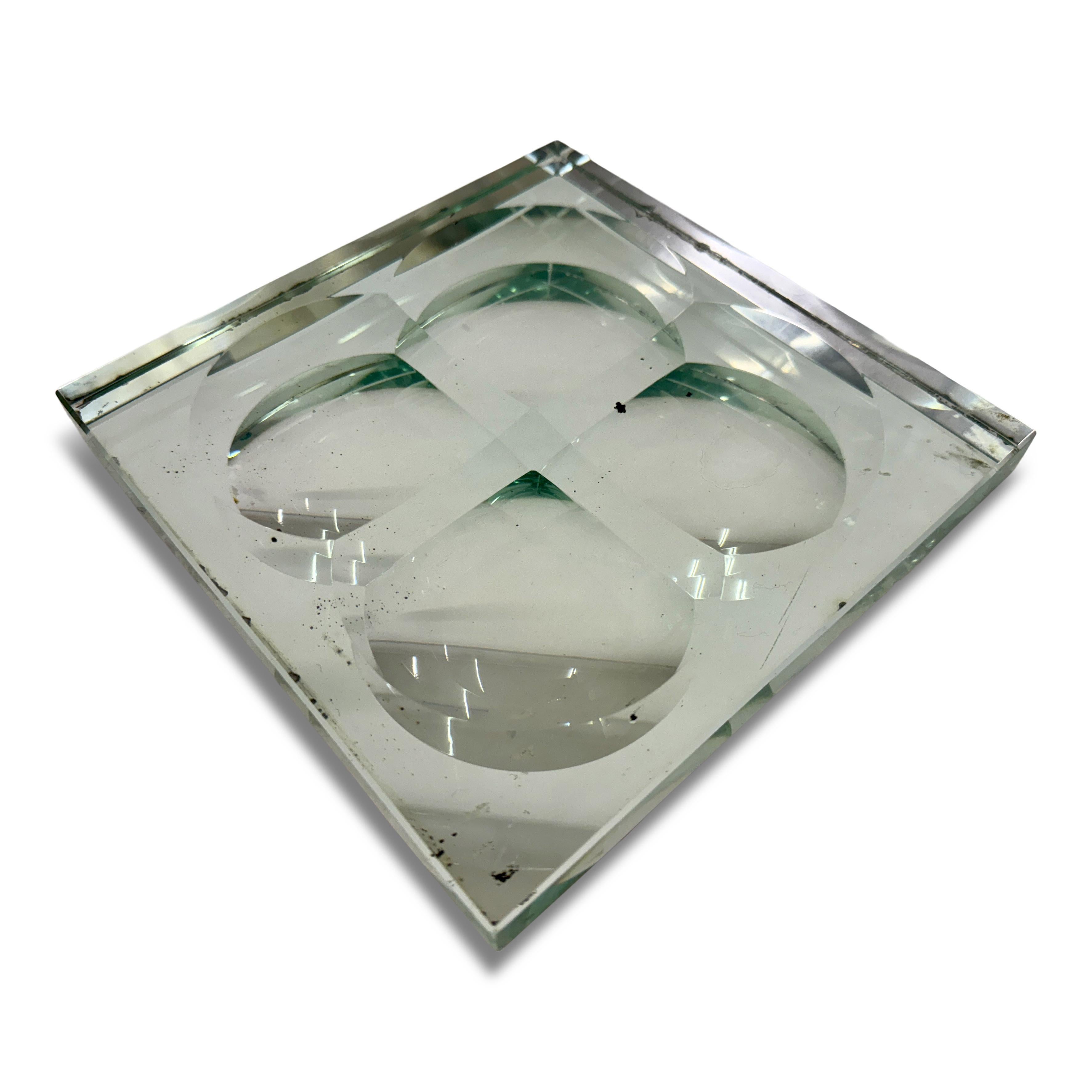 Square dish

Crystal

Italian 1950s