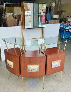 1950s Italian Standing Bar and Back Bar