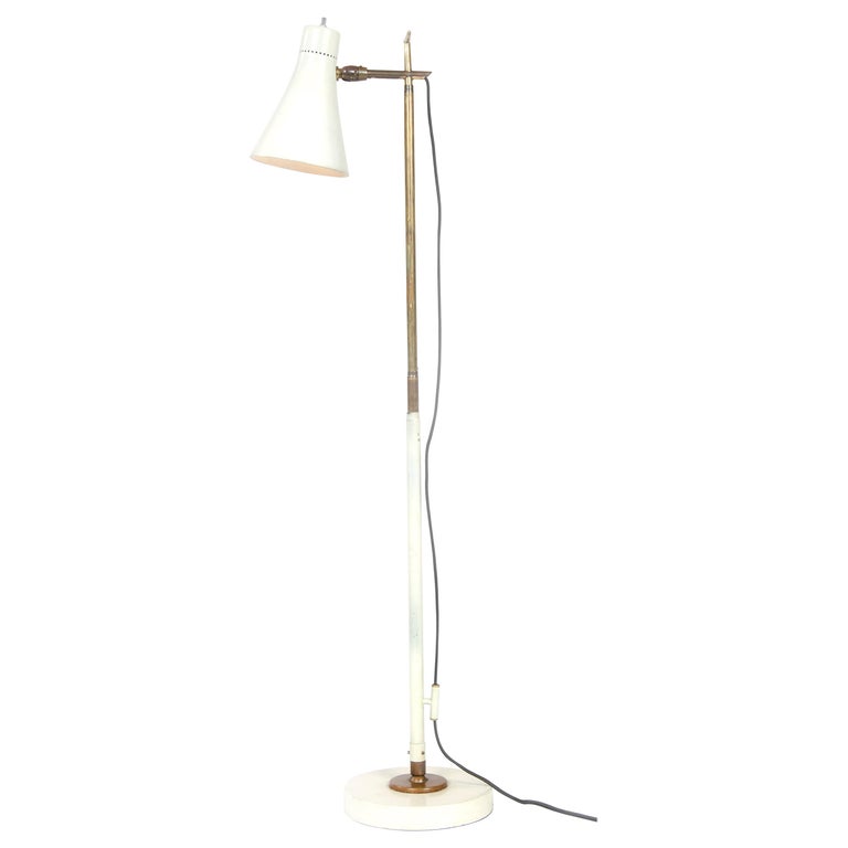 1950s Italian Telescoping Floor or Desk Lamp by Giuseppe Ostuni for O