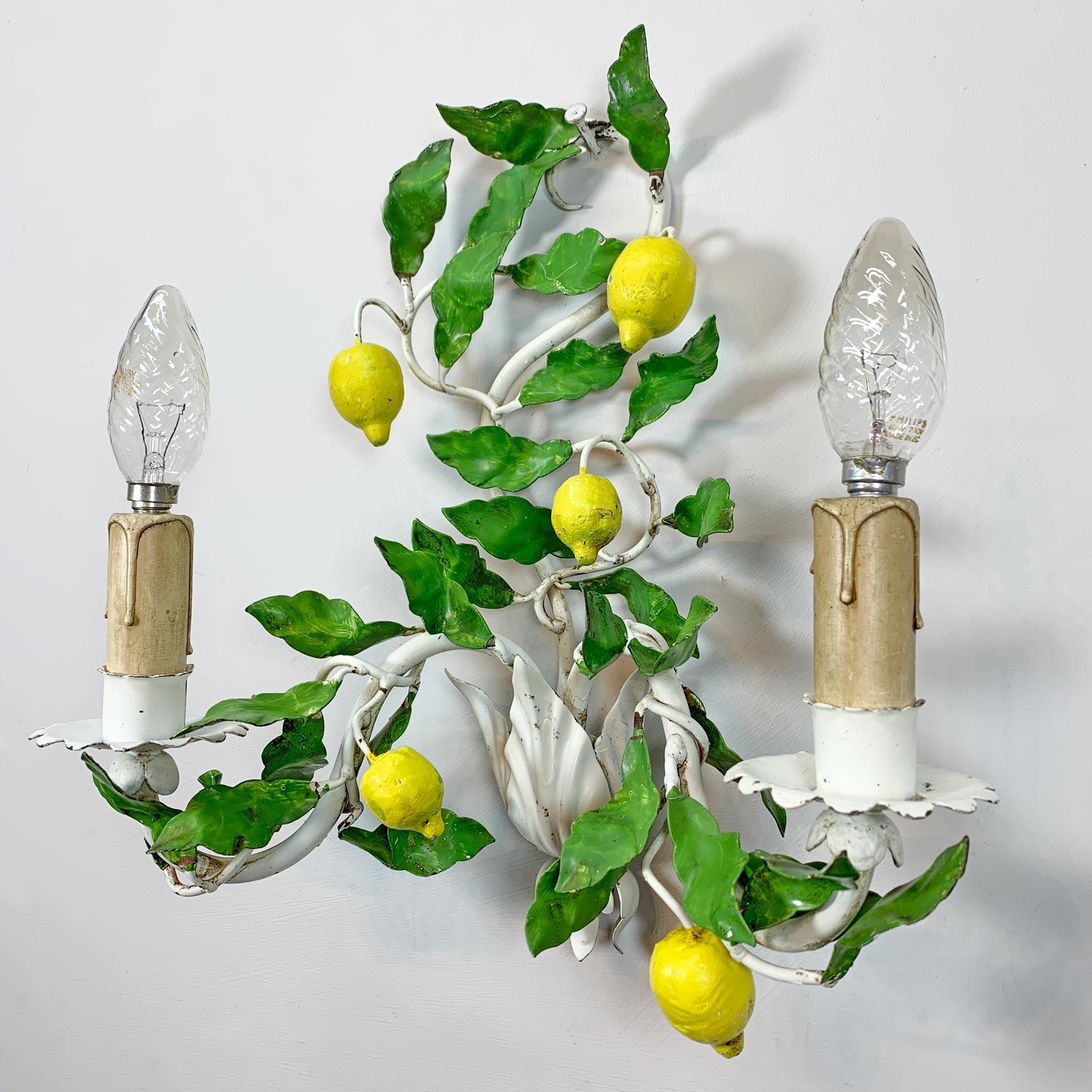 lemon chandelier