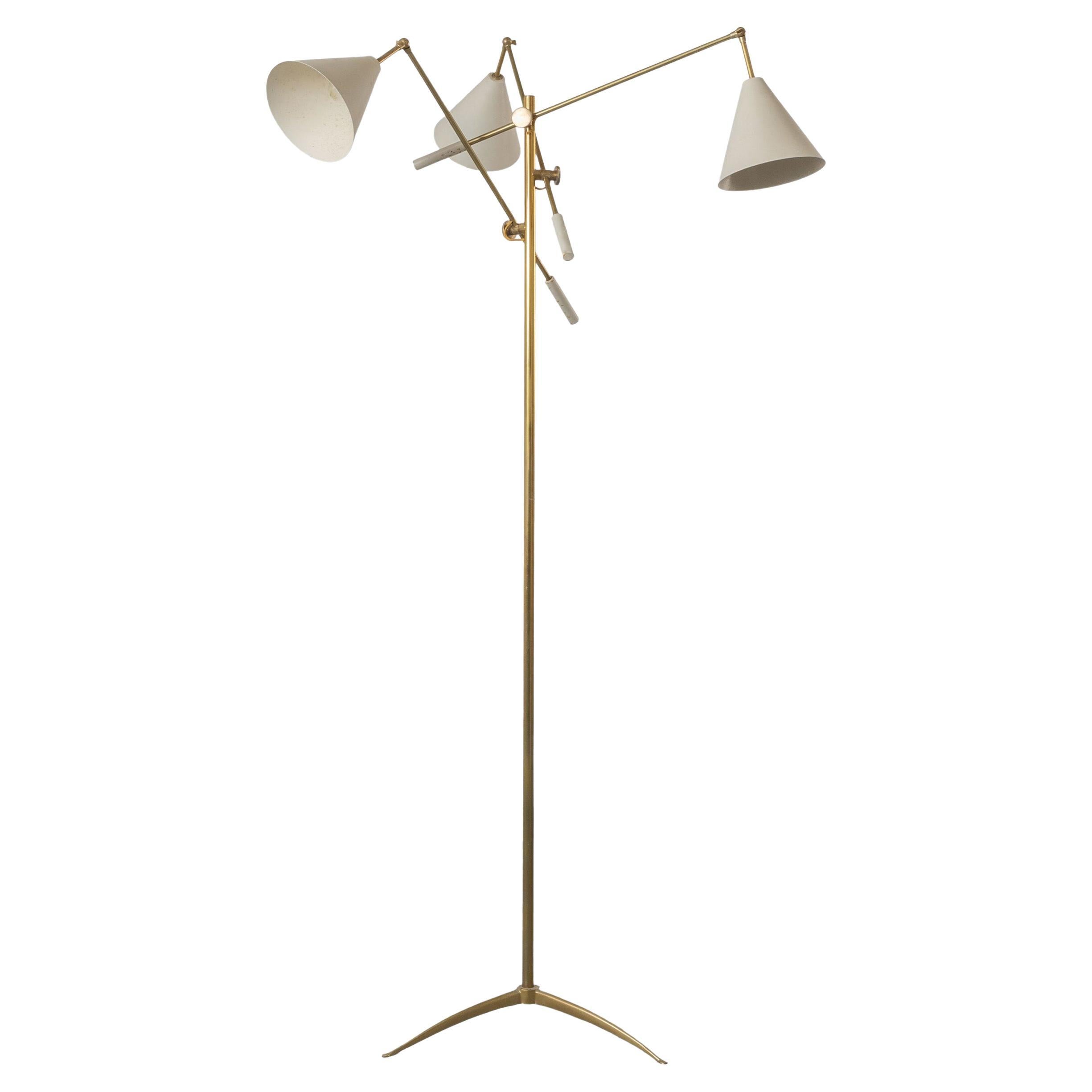1950s Italian 'Triennale' Floor Lamp