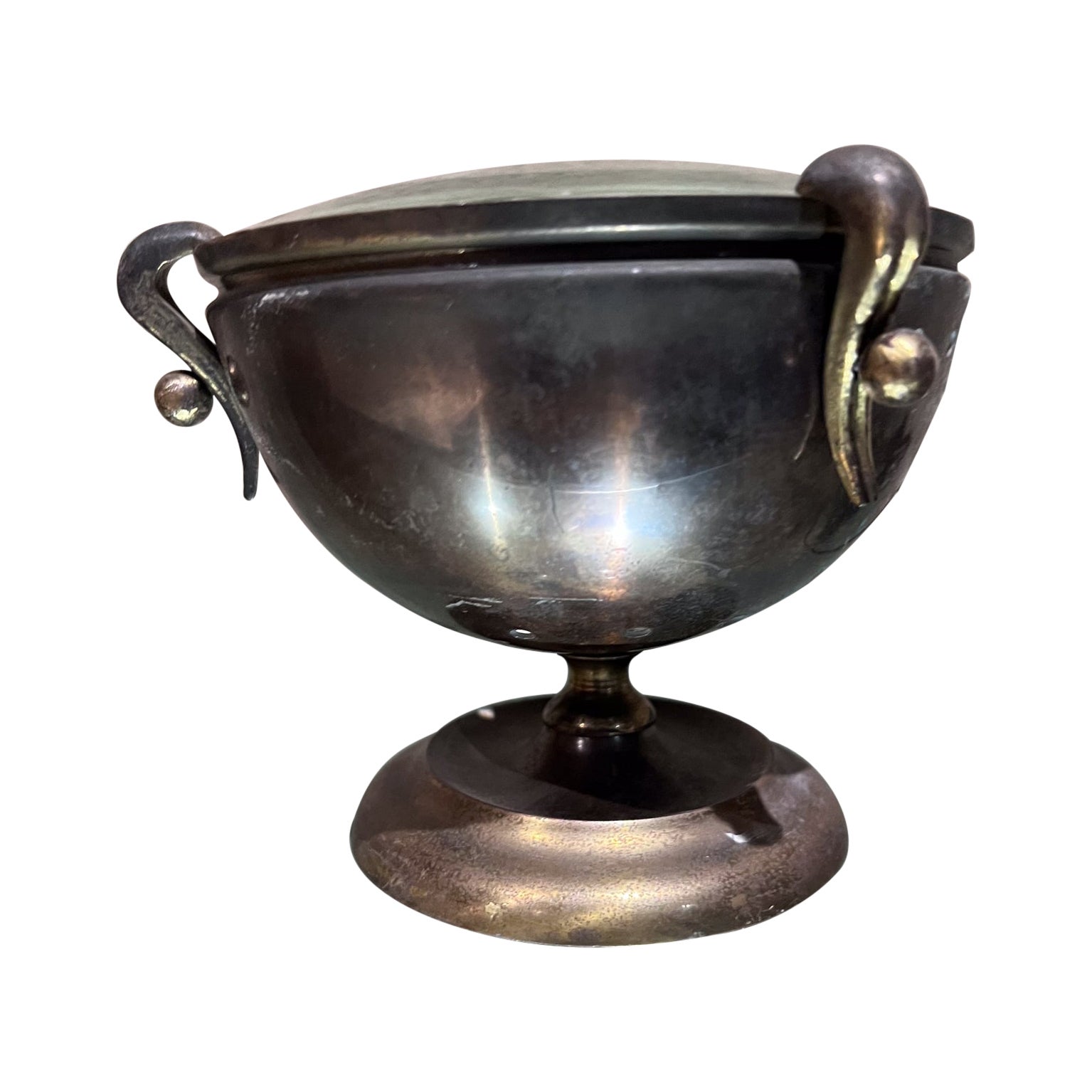 Lampe de bureau italienne en forme d'urne des années 1950 Style de Fontana Arte en vente