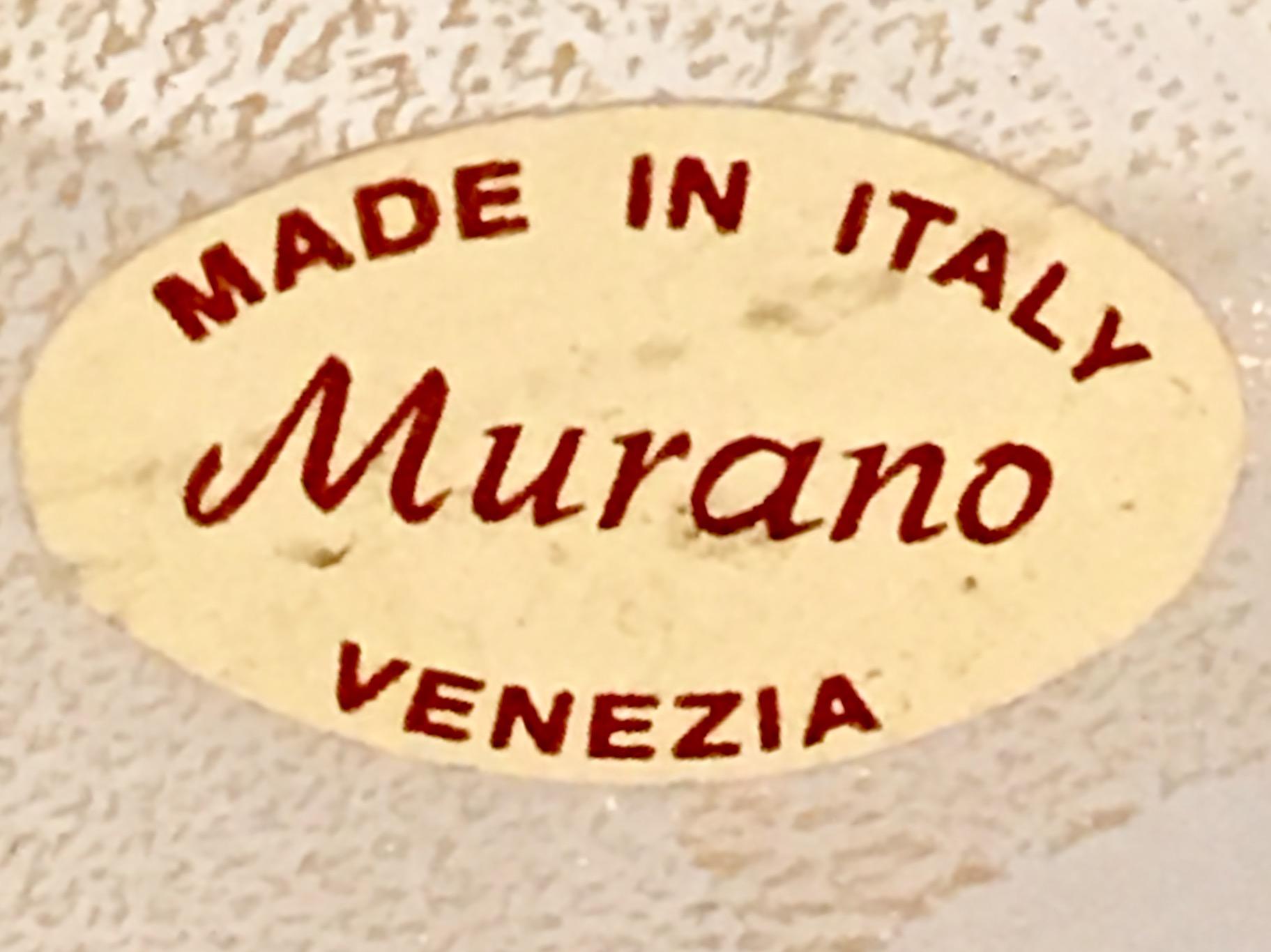 1950'S Italian Venezia Murano Glass Love Birds Heart Sculpture For Sale 4