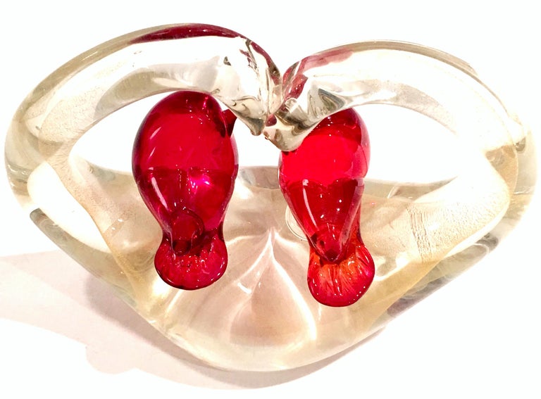 glass love birds figurines