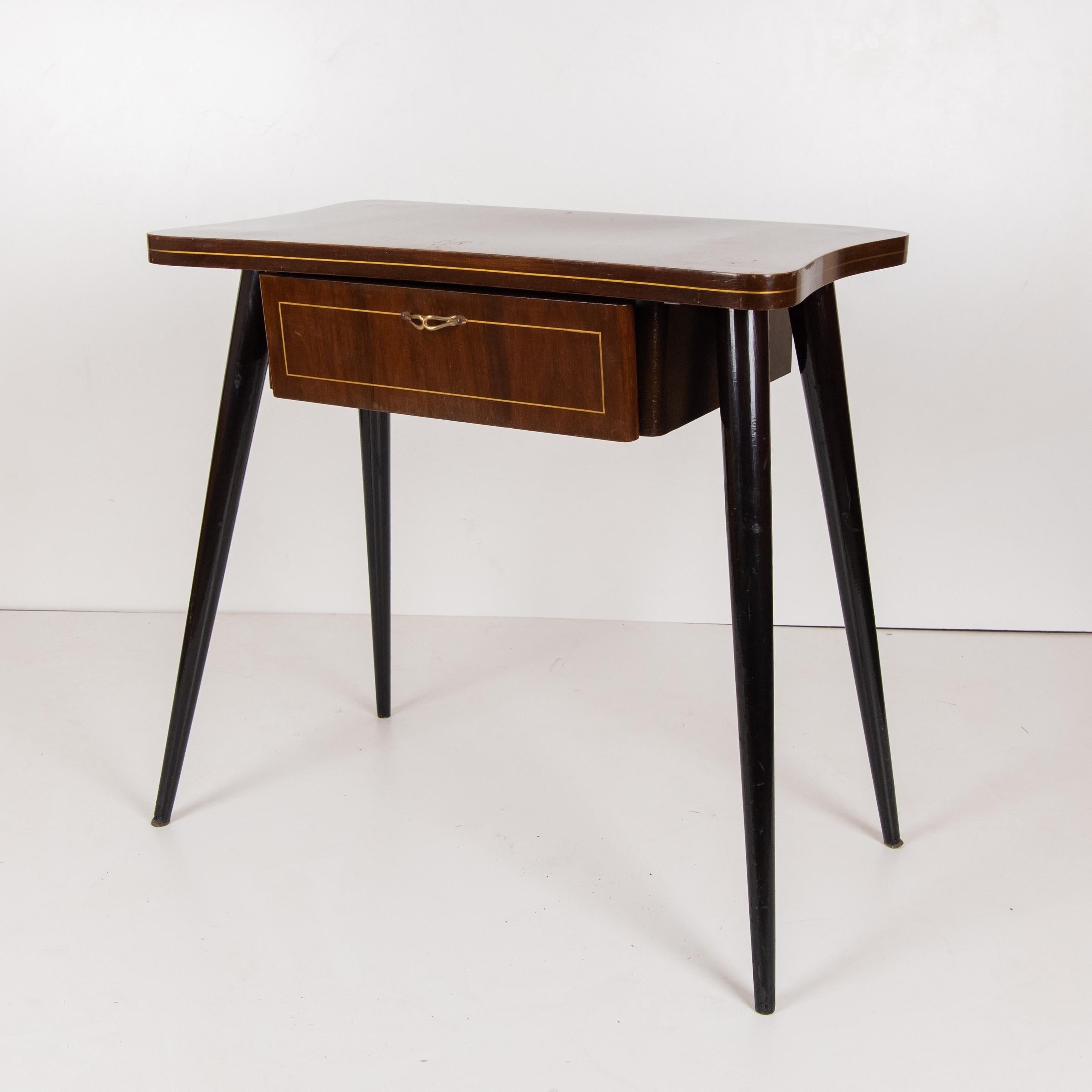 Mid-Century Modern Vintage Console Table, Italy 1950s For Sale