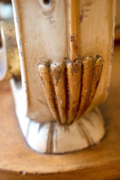 Italian 1950s Mirrored Hall Stand, Original Glass, Art Deco Style