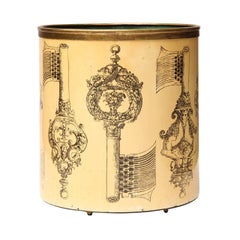 1950s Italian Waste Basket by Piero Fornasetti